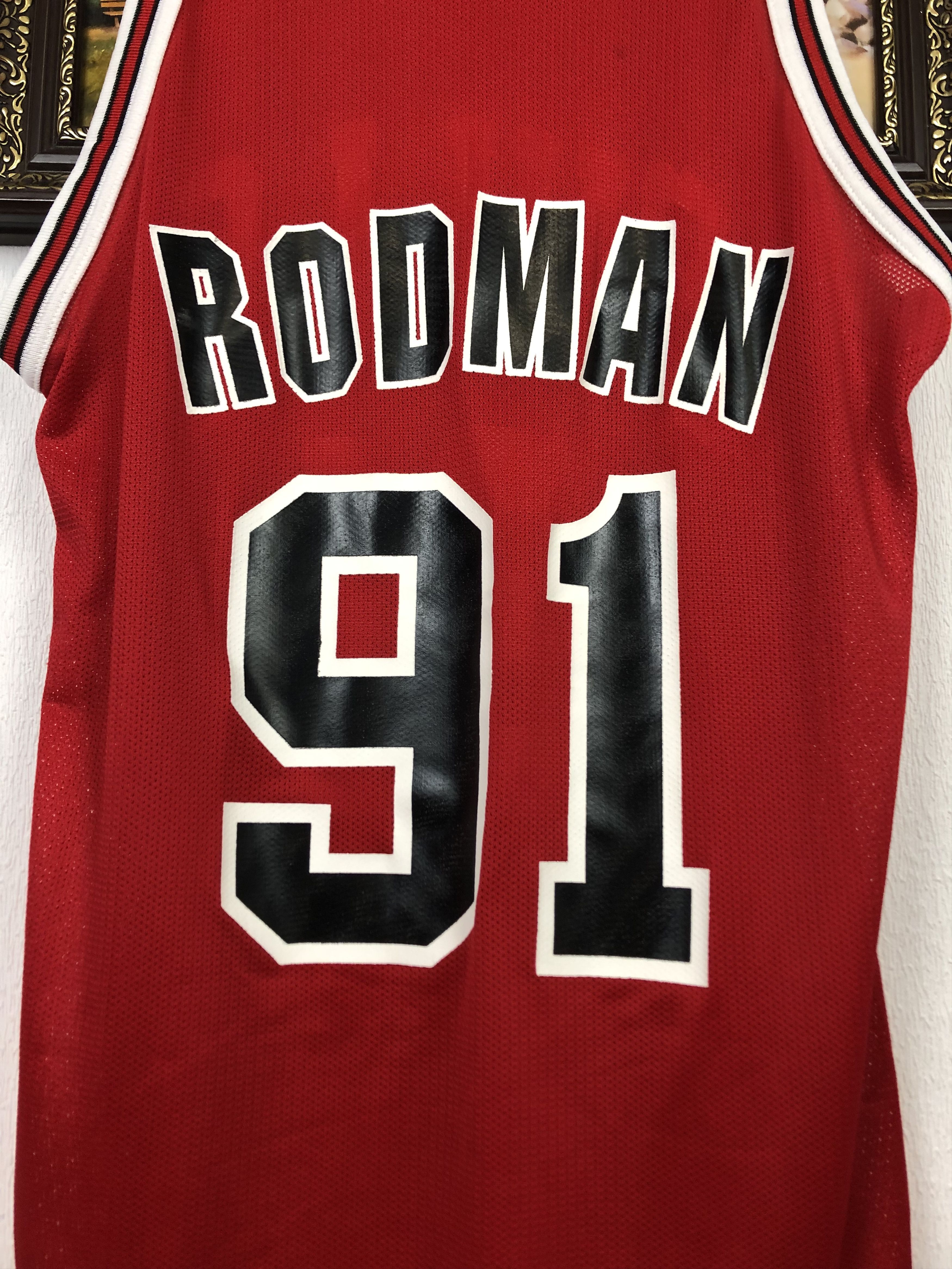Champion Vintage Champion Dennis Rodman Chicago Bulls Jersey NBA Size US M / EU 48-50 / 2 - 9 Thumbnail