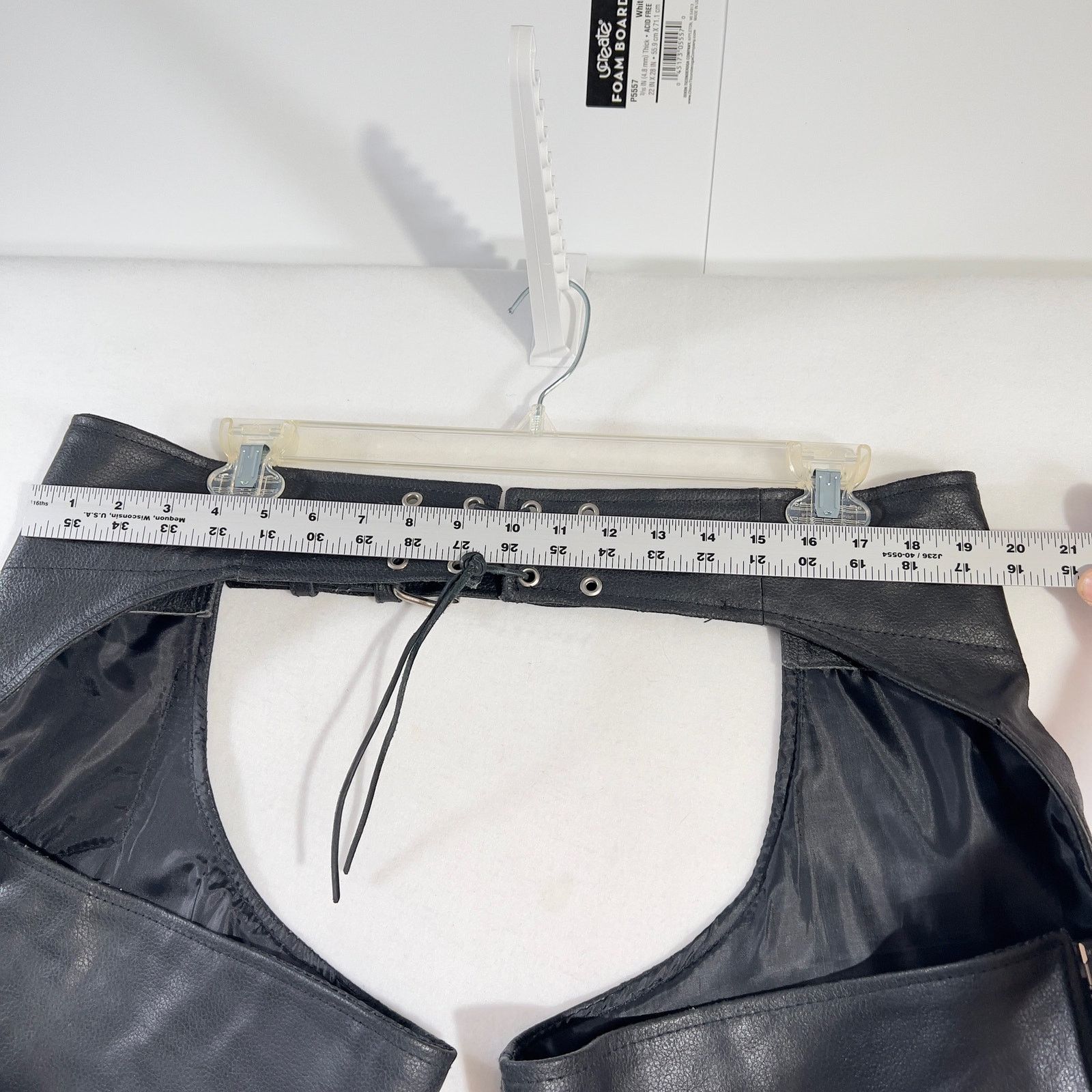 Other Hot Leathers Chaps XL Lined Button Cuffs Full Zip Legs Size US 38 / EU 54 - 11 Thumbnail