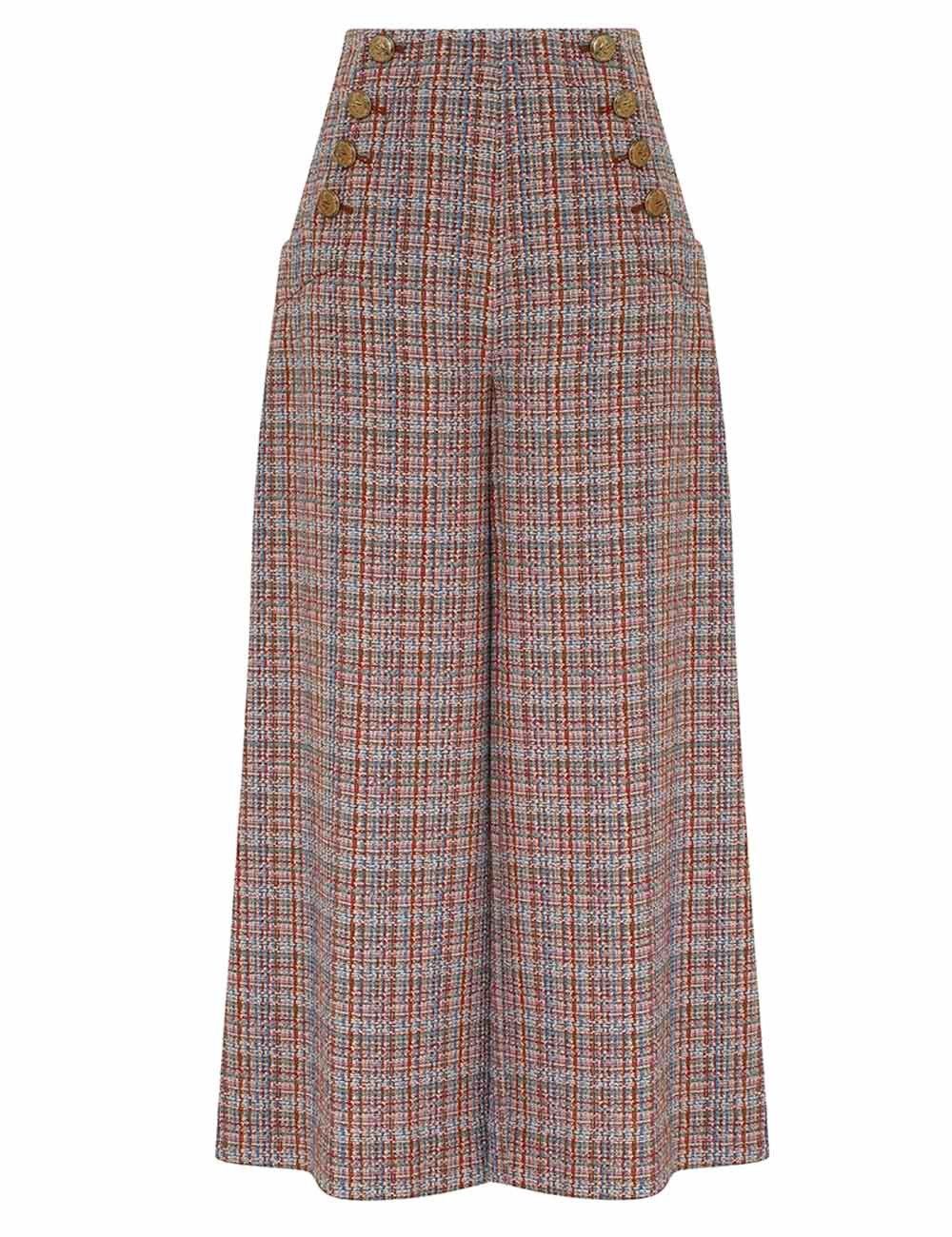 Zimmermann oc11z0825 Illustration Culottes Skirt in Multicolor Size 32" / US 10 / IT 46 - 1 Thumbnail
