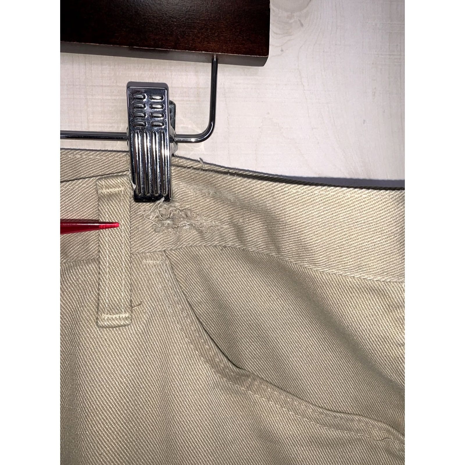 Wrangler VINTAGE Wrangler Tan Canvas Straight Flare Leg Mens Pants 38-11632 Size US 38 / EU 54 - 6 Thumbnail