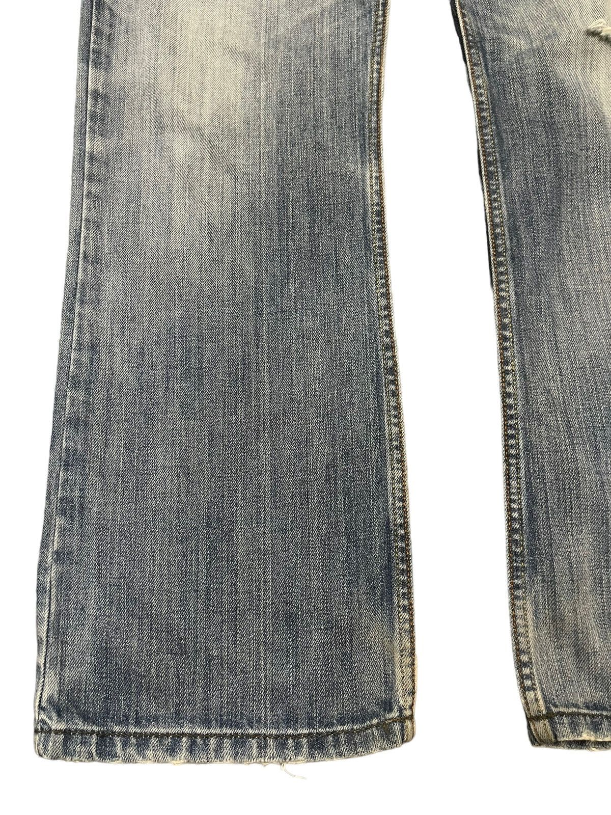 Quiksilver Vintage Quiksilver Blue Wash Distress Style Baggy Jeans Size US 31 - 5 Thumbnail
