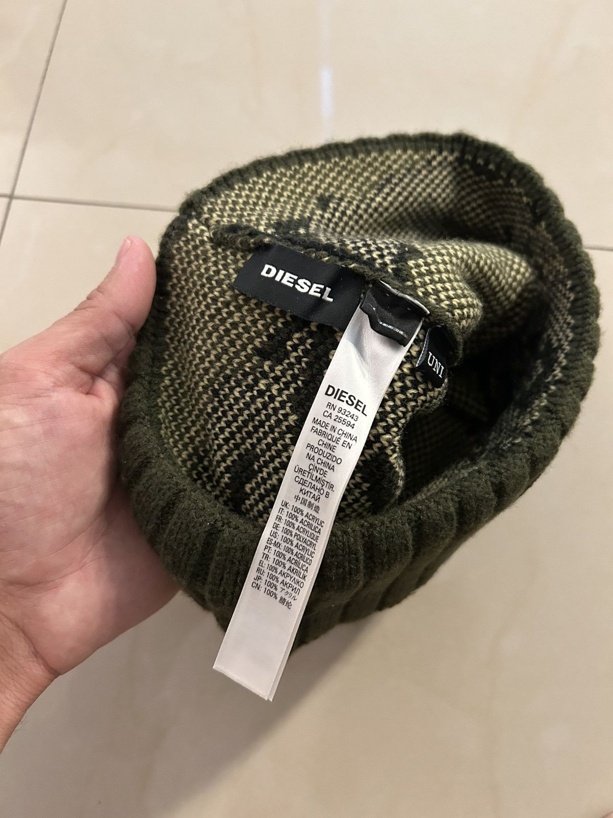Diesel Diesel Beanie Size ONE SIZE - 3 Thumbnail