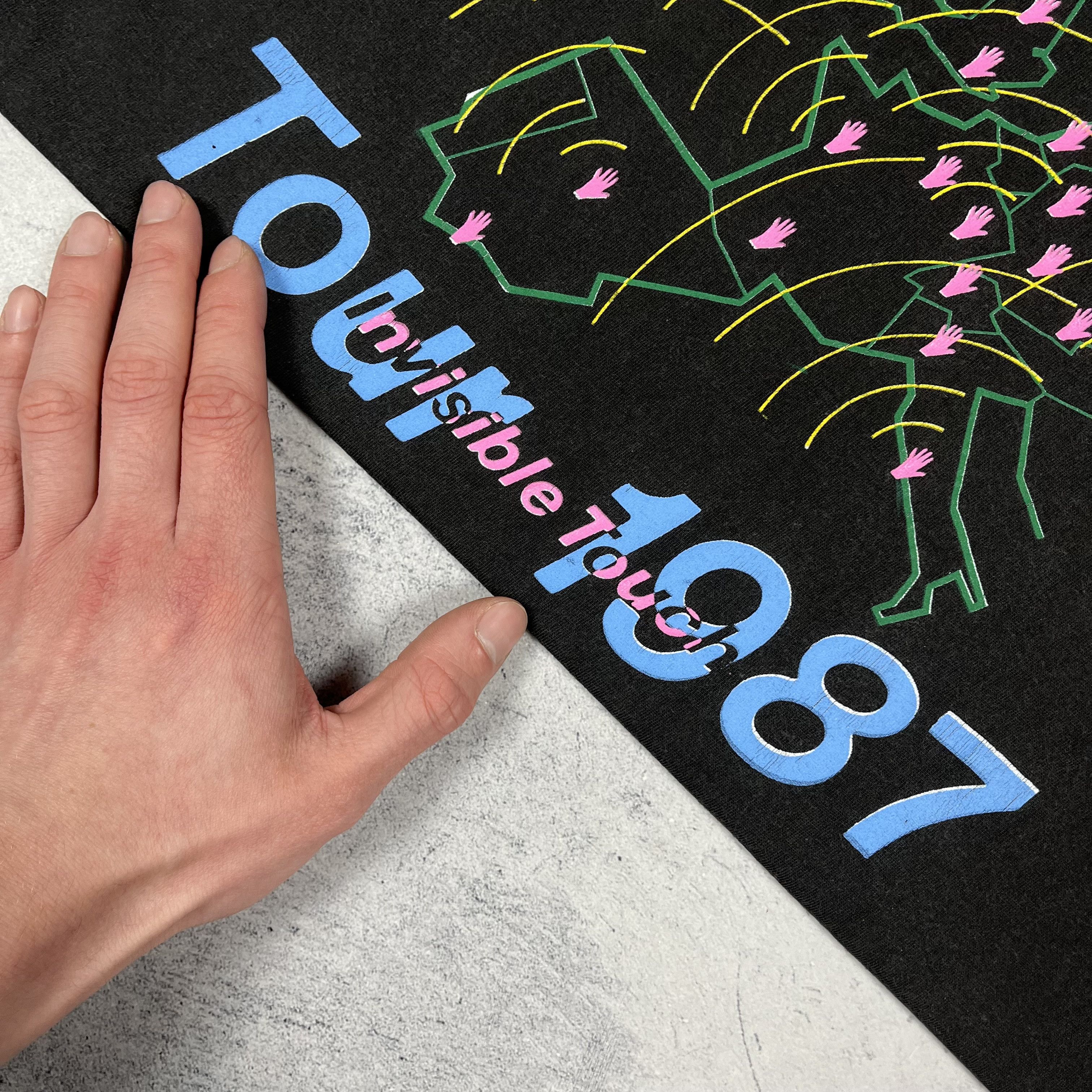 Band Tees Vintage Genesis Invisible Touch Tour Rock Band T Shirt 1987 Size US M / EU 48-50 / 2 - 14 Thumbnail