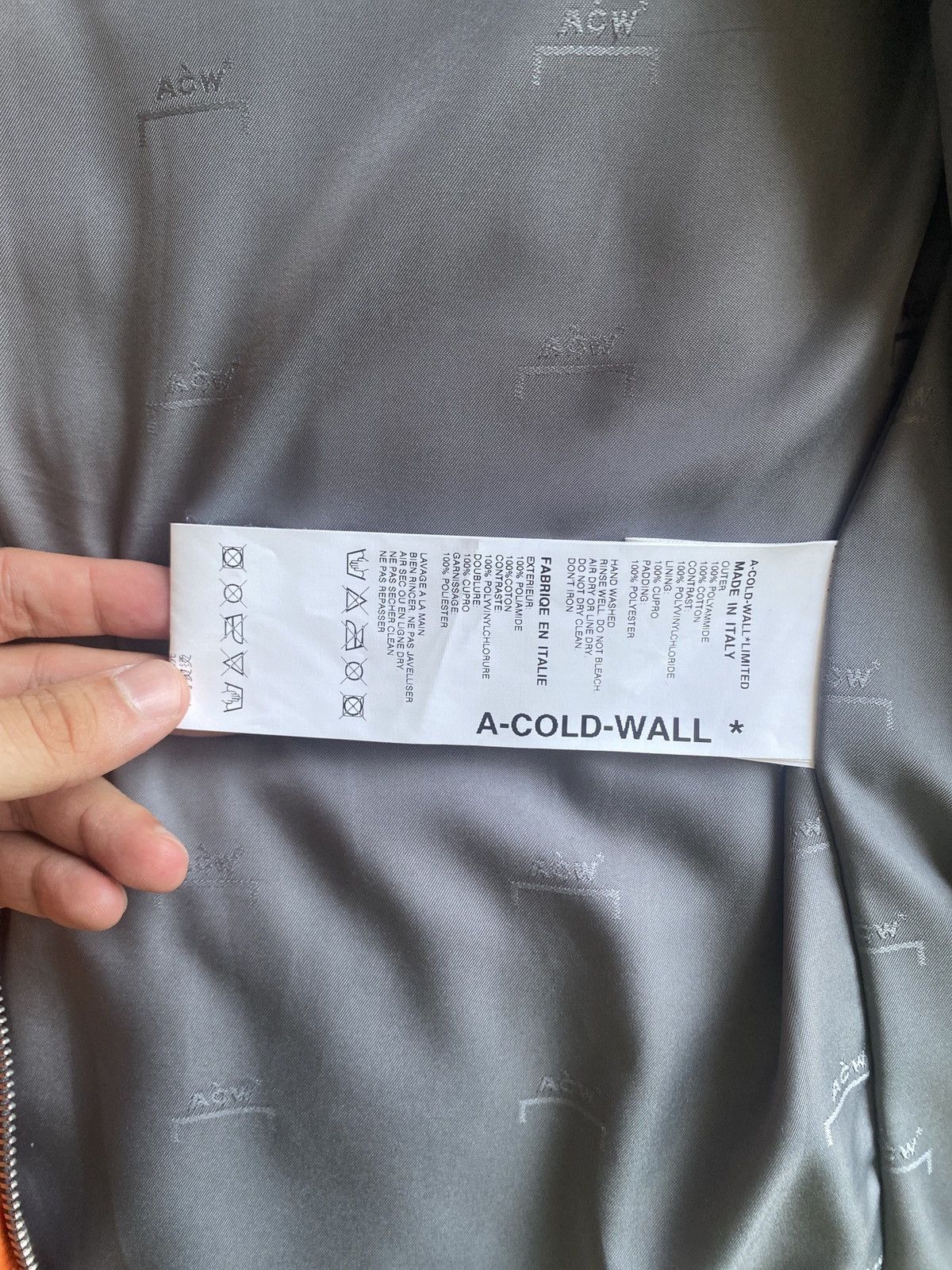 A-COLD-WALL* A Cold Wall Orange Asymmetrical Vest Size US S / EU 44-46 / 1 - 11 Thumbnail