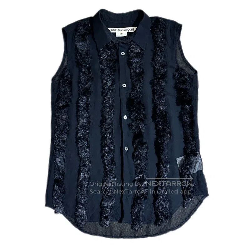 Comme des Garcons Comme Des Garcons Mesh Velvet Vest Size M / US 6-8 / IT 42-44 - 1 Thumbnail