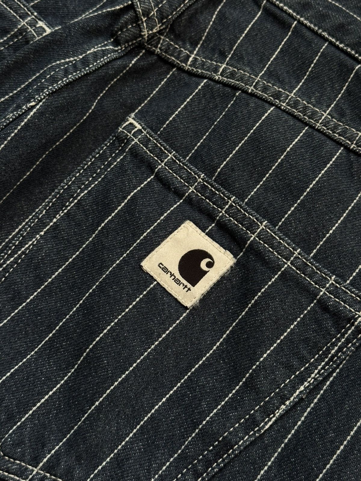 Carhartt Carhartt WIP workcore style striped orlean jeans Size 27" / US 4 / IT 40 - 3 Thumbnail