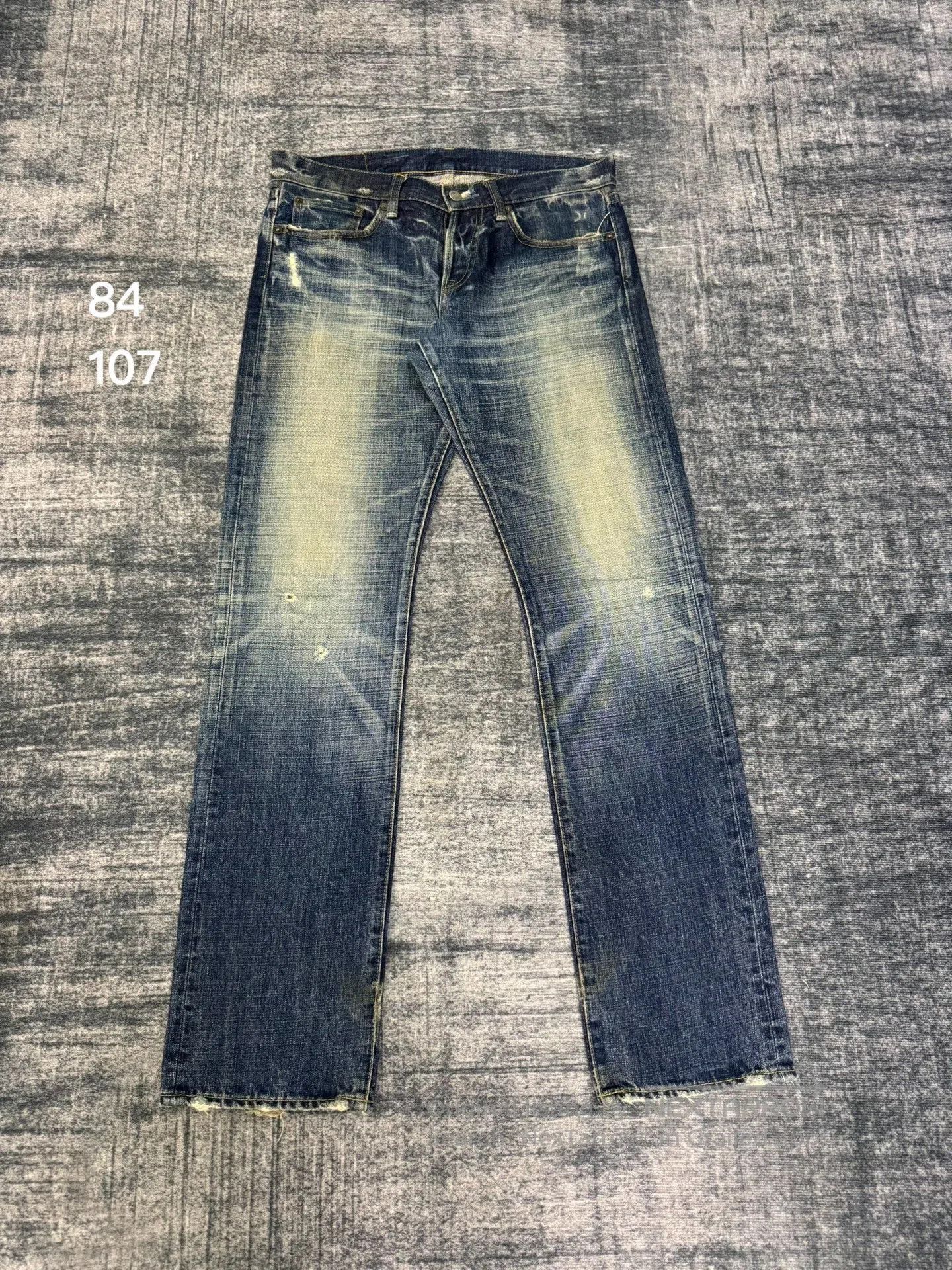 Vintage Vintage ETERNAL 00s Washed Denim Jeans. Size US 33 - 1 Thumbnail