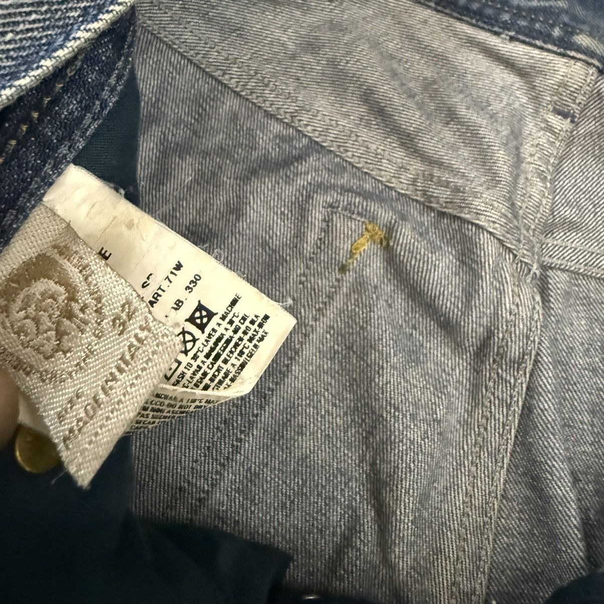 Seditionaries Vintage Y2K Diesel Quratt Baggy Jeans Denim Size US 32 / EU 48 - 15 Thumbnail