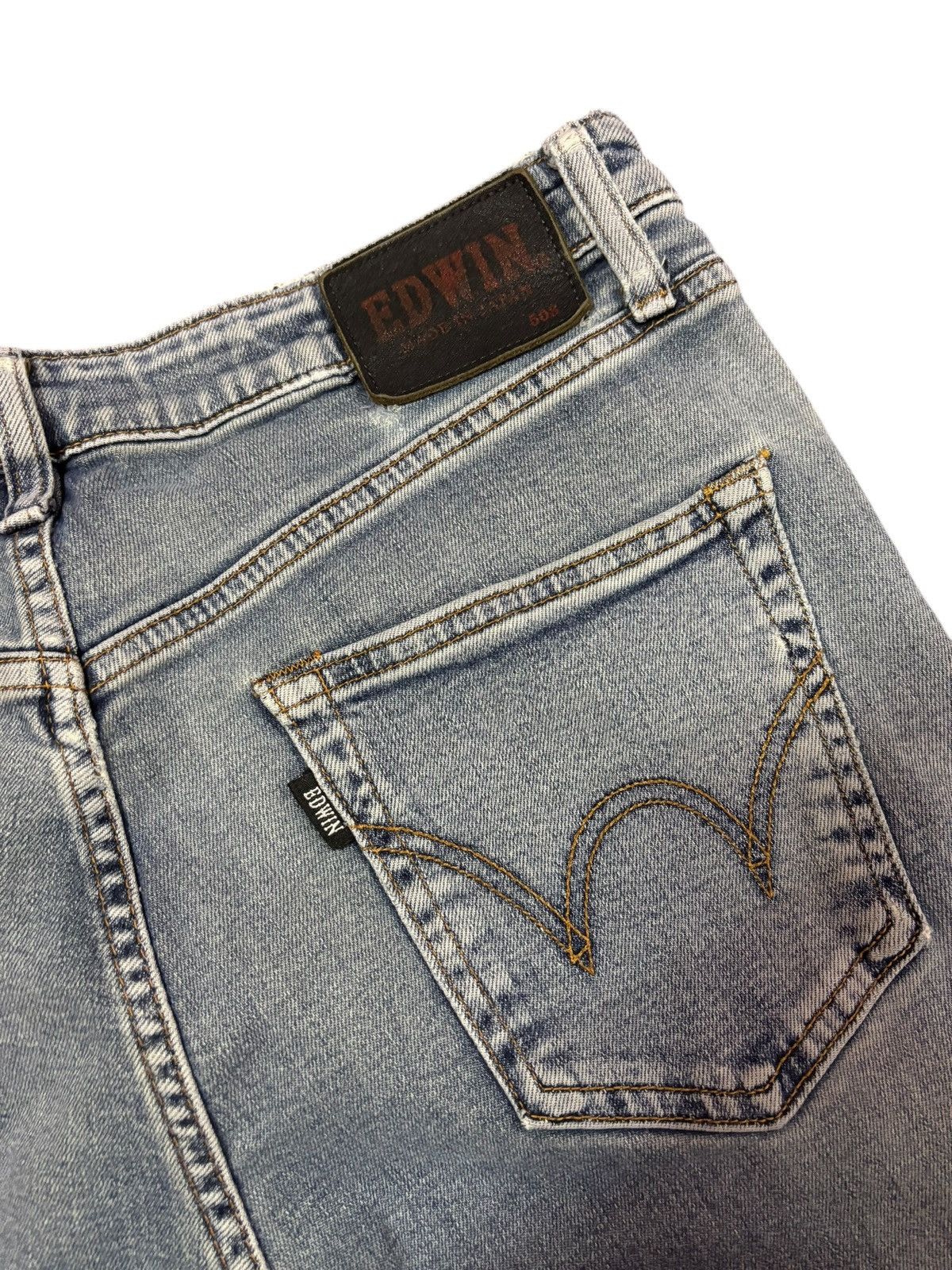 Edwin Vtg Edwin Japan 503 Distressed Jeans Size US 32 / EU 48 - 6 Thumbnail