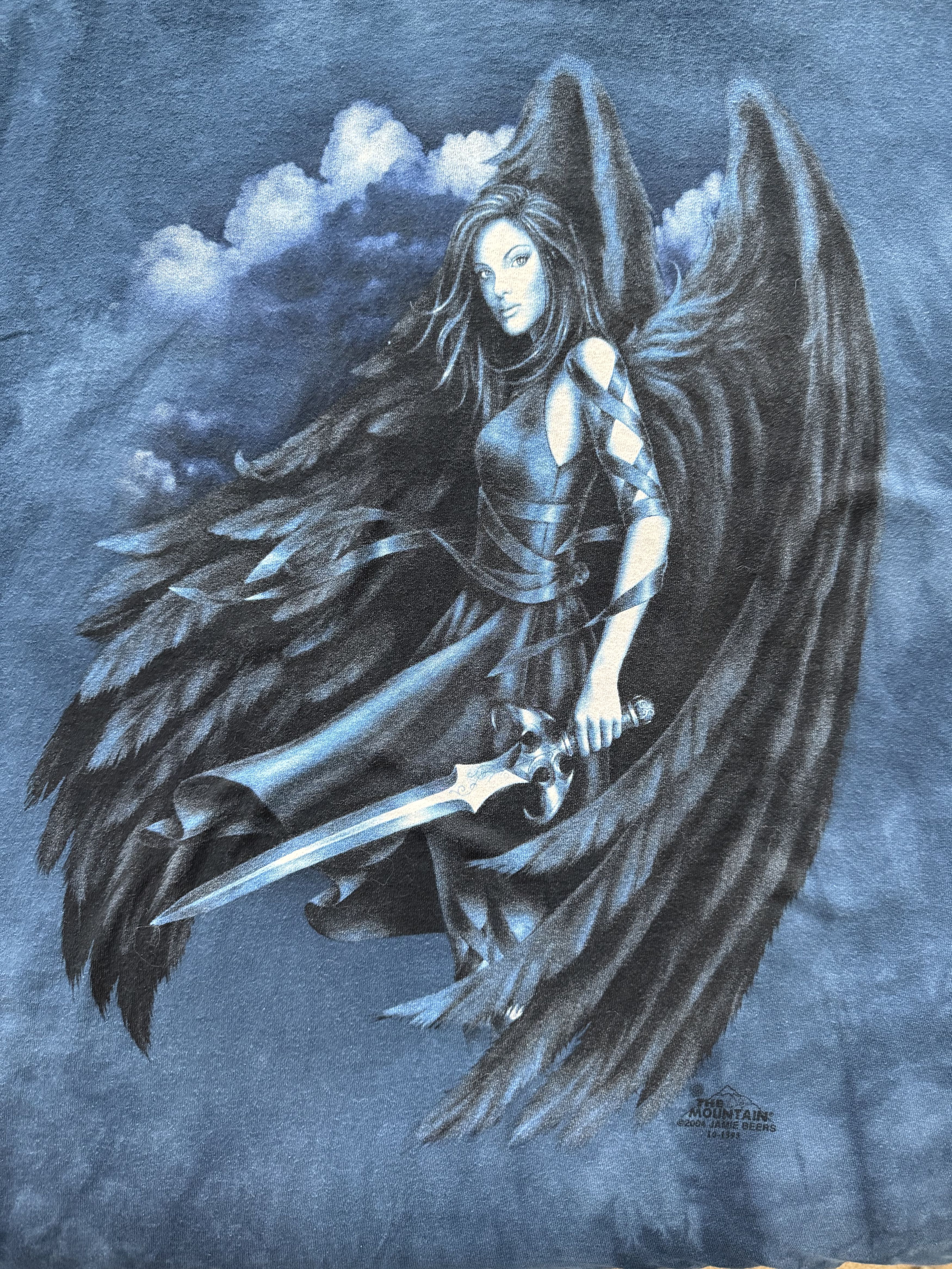The Mountain × Vintage 2004 The Mountain Warrior Angel T-shirt Size US XL / EU 56 / 4 - 3 Thumbnail
