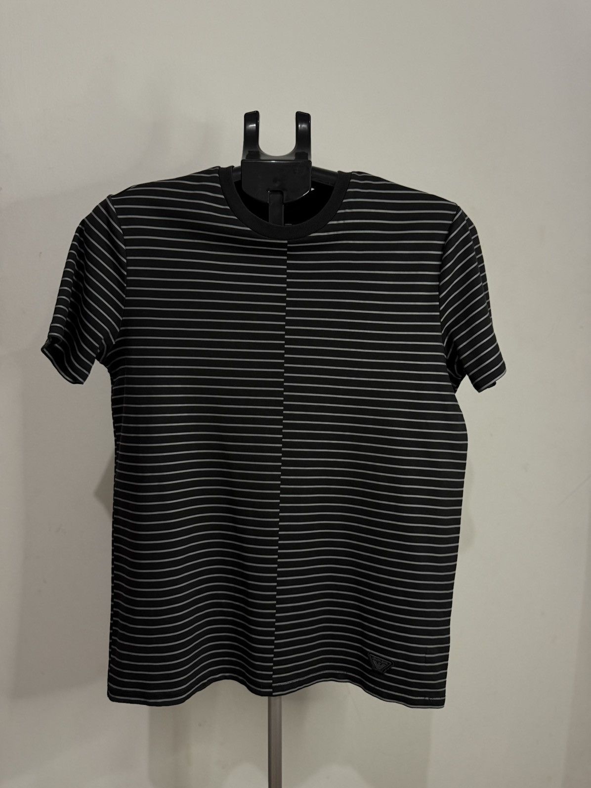 Armani Men's Armani Striped tshirt black L Size US L / EU 52-54 / 3 - 6 Thumbnail