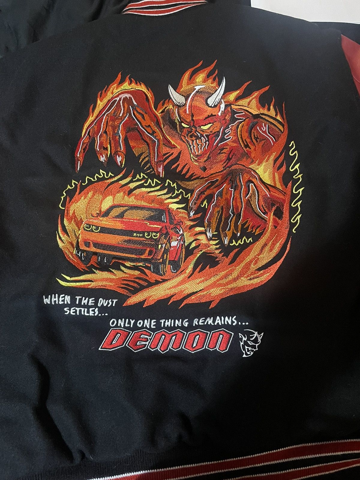 Warren Lotas Rare Official Dodge Demon x Warren Lotas Varsity Jacket Size US XL / EU 56 / 4 - 3 Thumbnail
