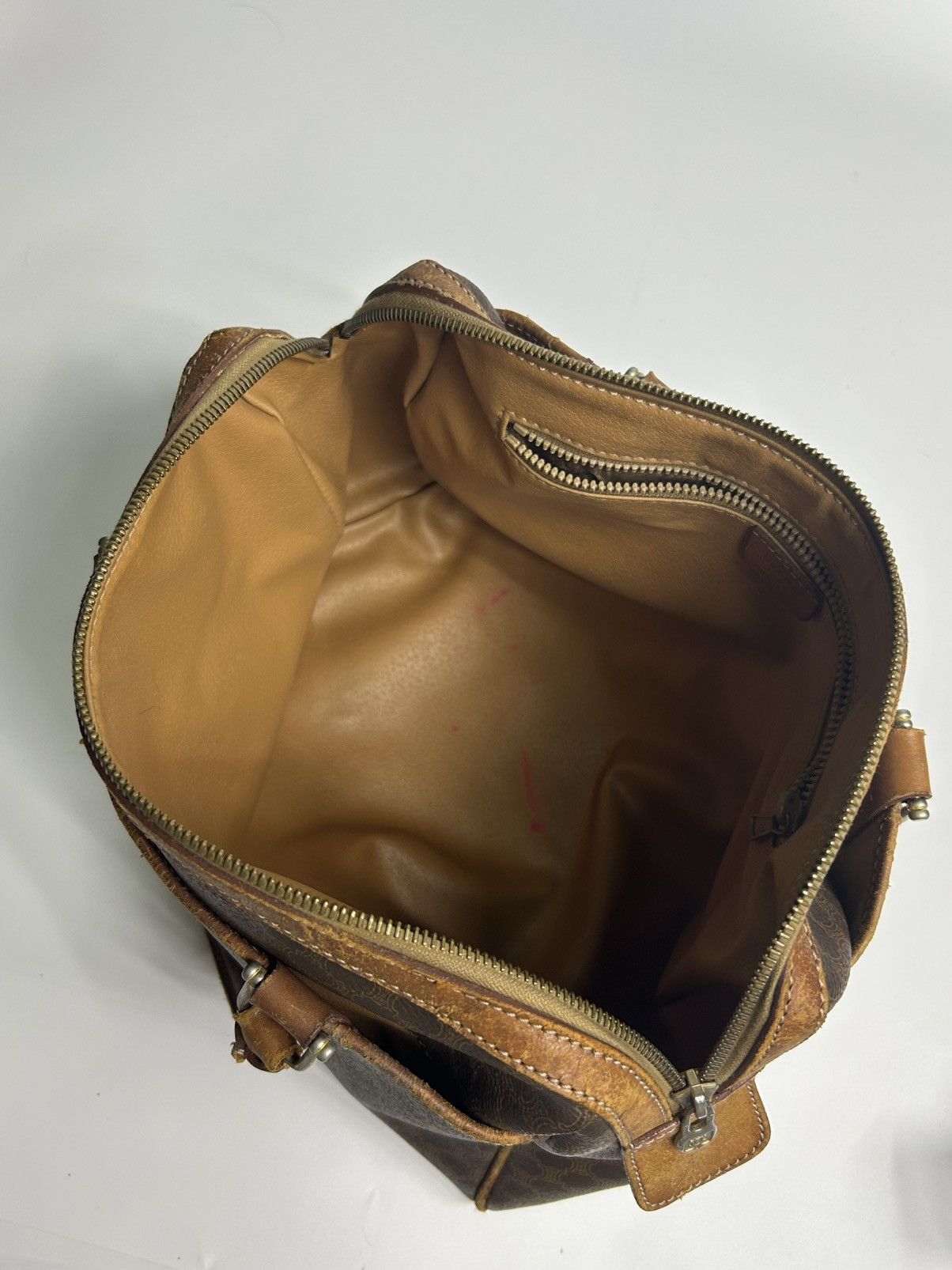 Celine Celine Brown Macadam Handbag Size ONE SIZE - 10 Thumbnail