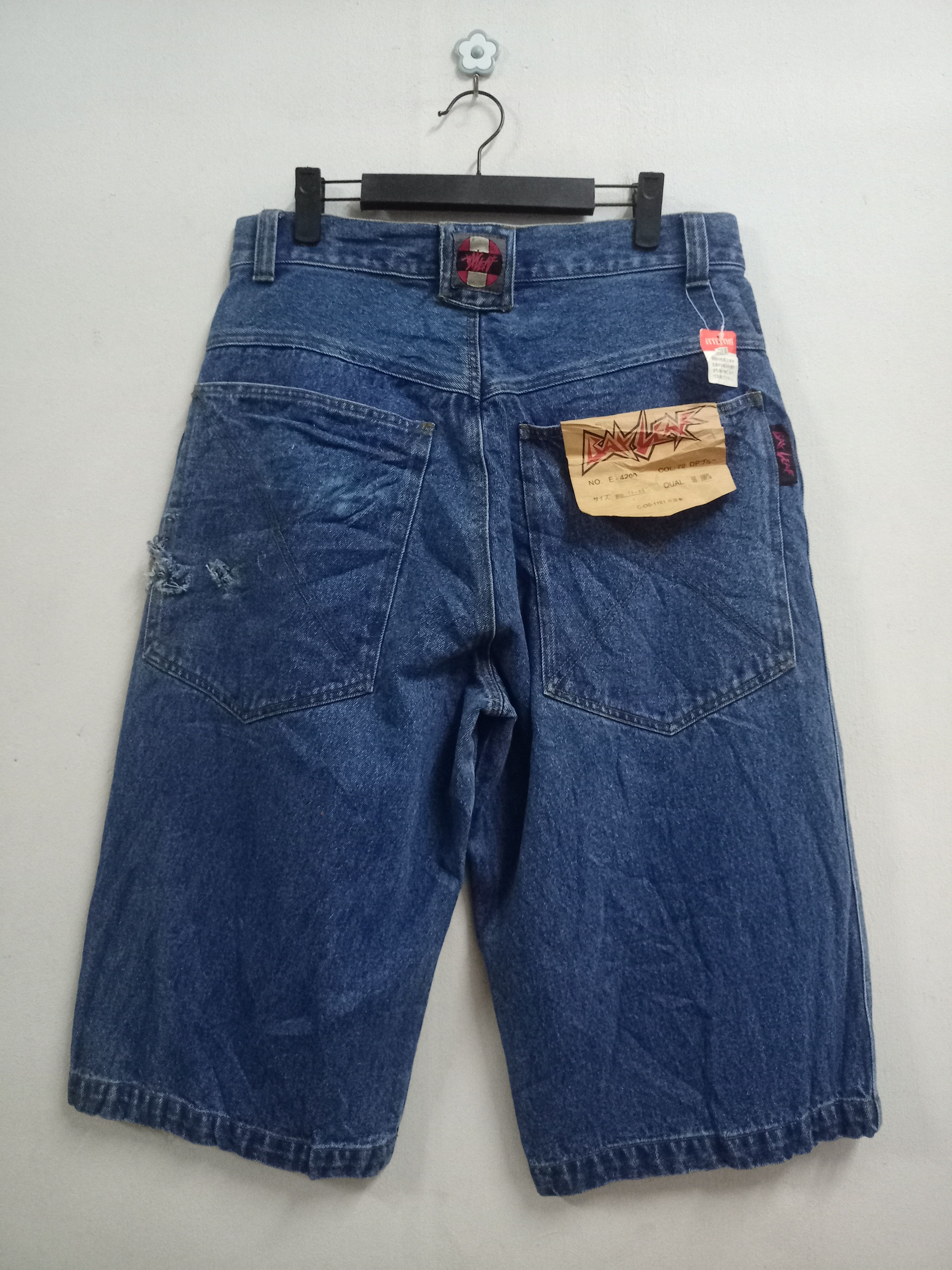Japanese Brand Vintage Japanese Bayleaf Baggy Jean Shorts 32x33 Size US 32 / EU 48 - 2 Thumbnail