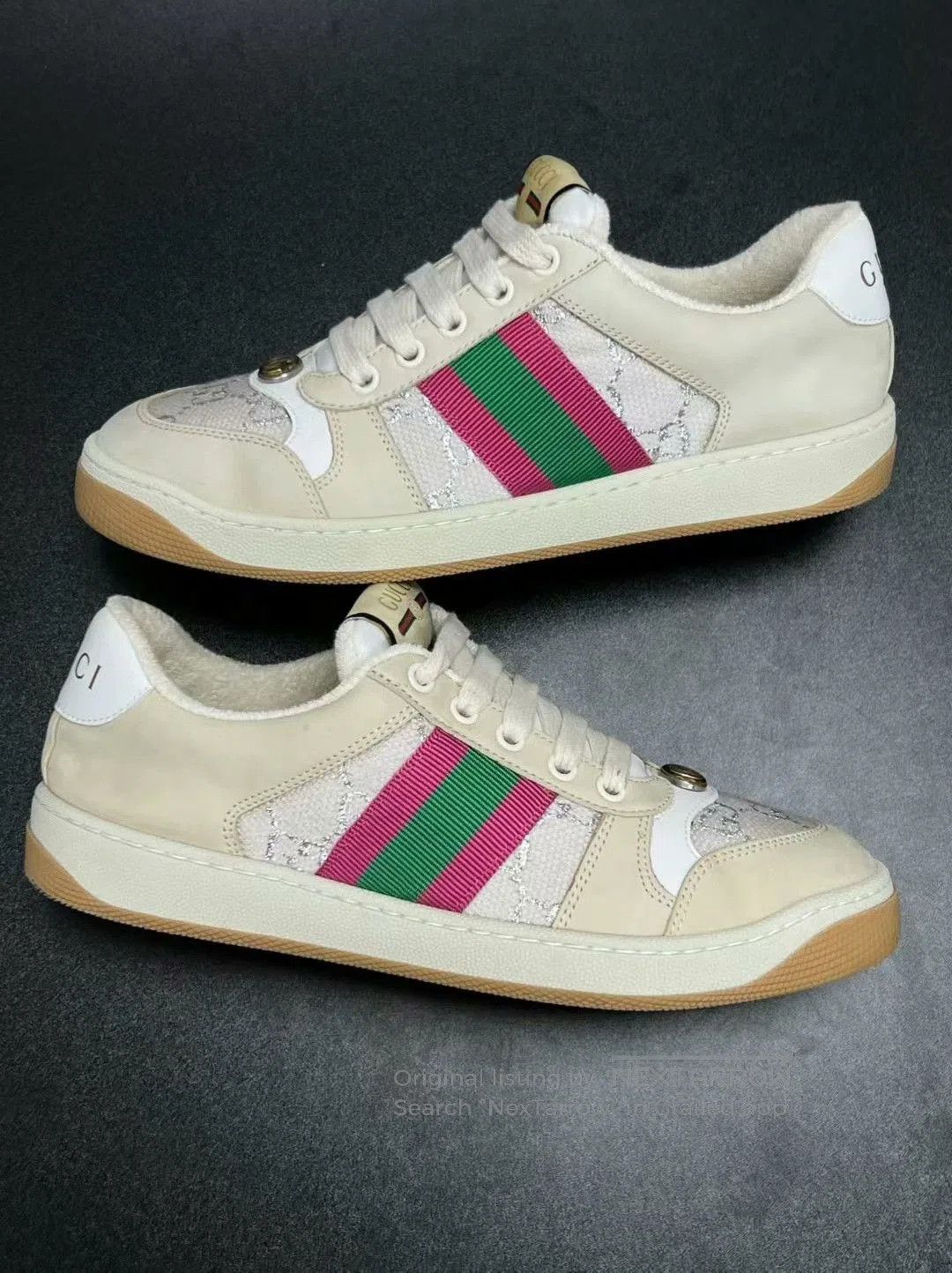 Gucci gucci screener sneakers in beige color. Size US 6.5 / EU 39-40 - 5 Thumbnail