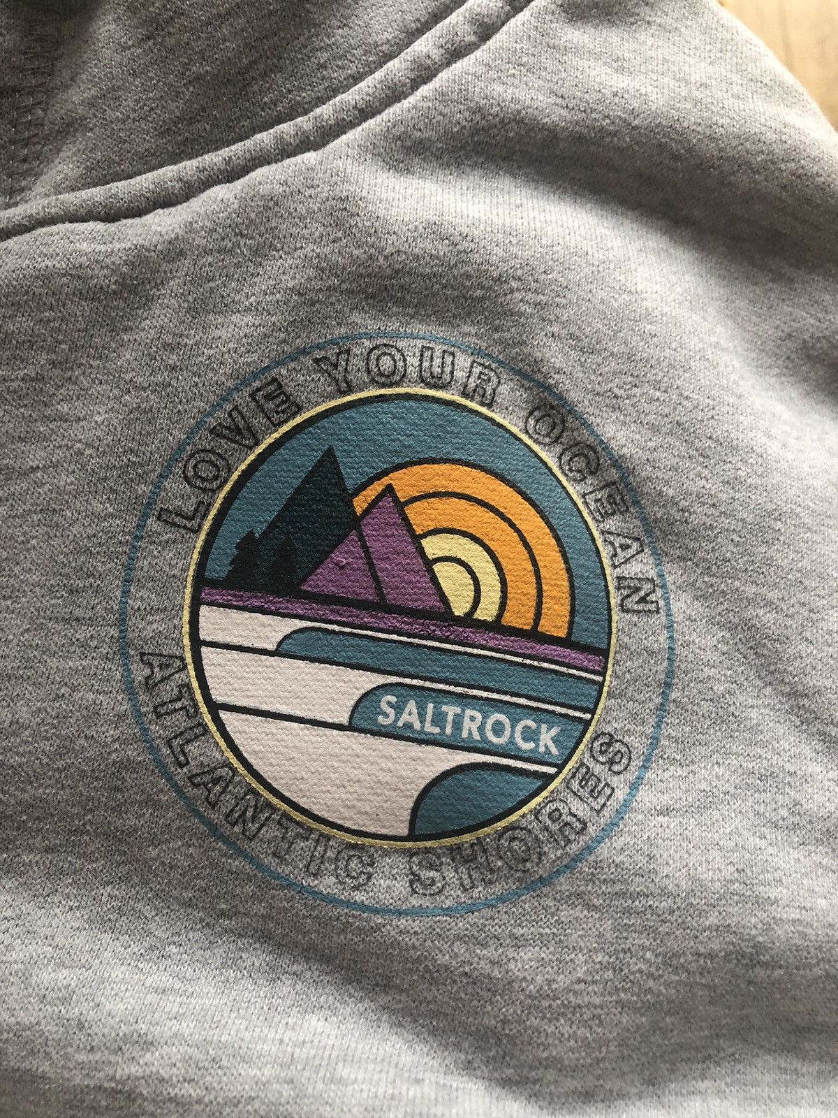 Vintage SALTROCK VINTAGE CLASSIC QUALITY ZIP SWEATSHIRT HOODIE Size US L / EU 52-54 / 3 - 4 Thumbnail