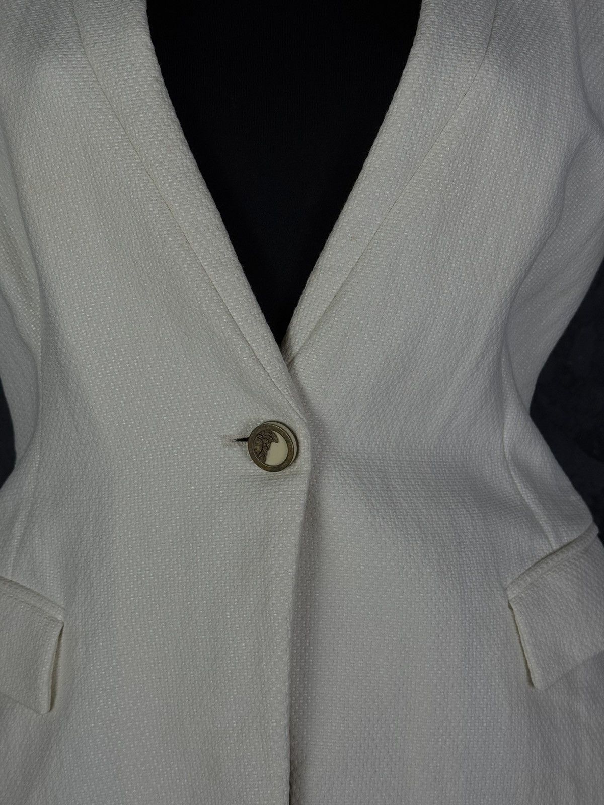 Versace Gianni Versace Beige Women’s Vest Designer Size 44 Size M / US 6-8 / IT 42-44 - 6 Thumbnail