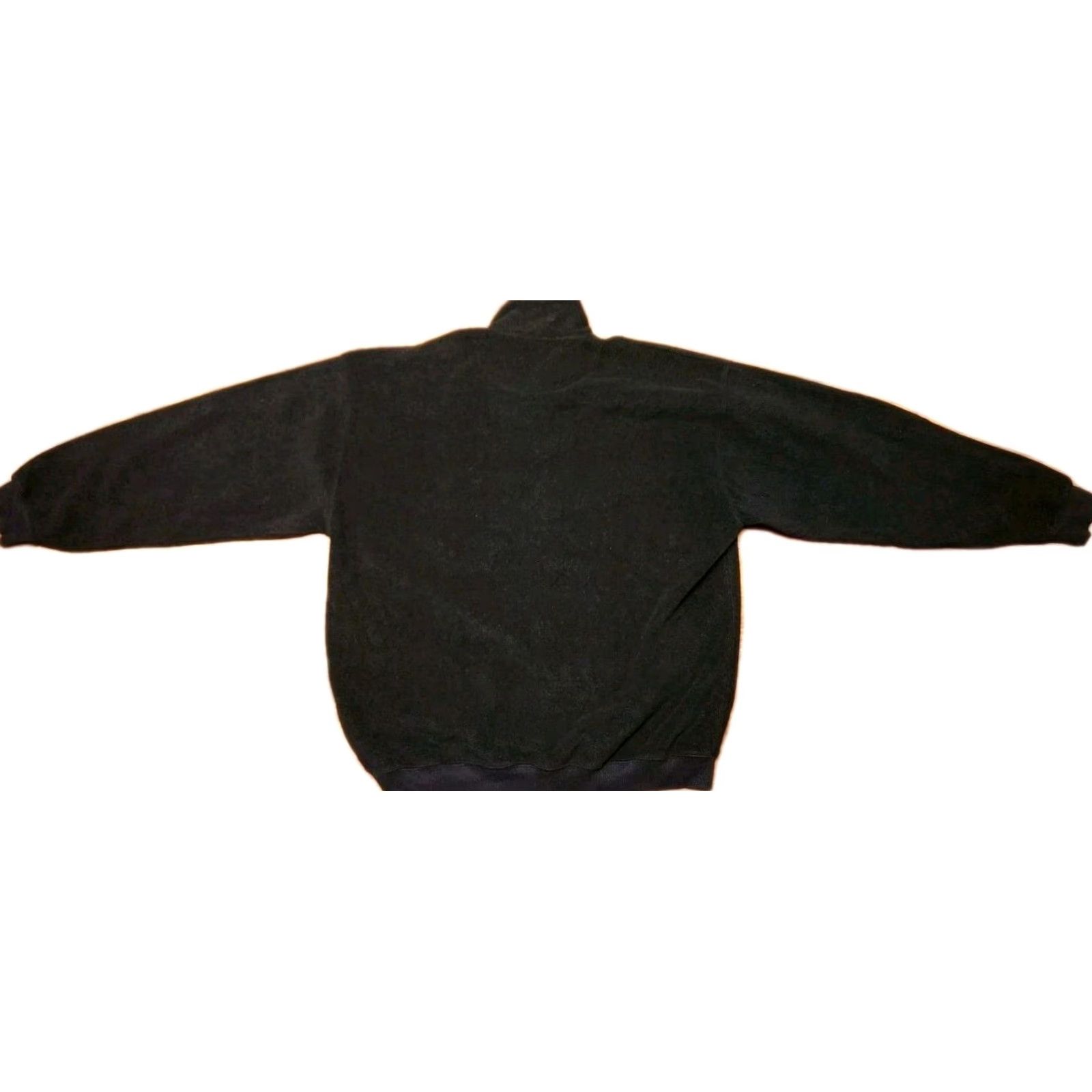 Guess VINTAGE GUESS Sweater Men's XL 1/4 Zip Fleece Jacket Black Pullover Embroidered Size US XL / EU 56 / 4 - 2 Thumbnail