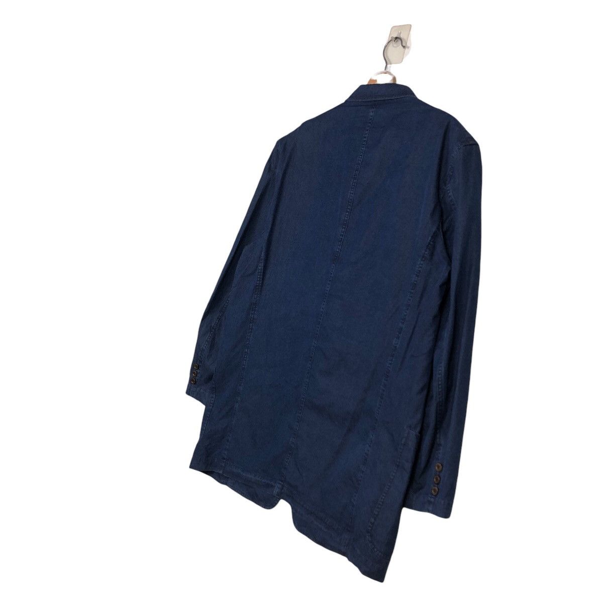 Burberry 📌Vintage Chore Jacket Denim Blue Burberrys Double Breast Size US M / EU 48-50 / 2 - 11 Thumbnail
