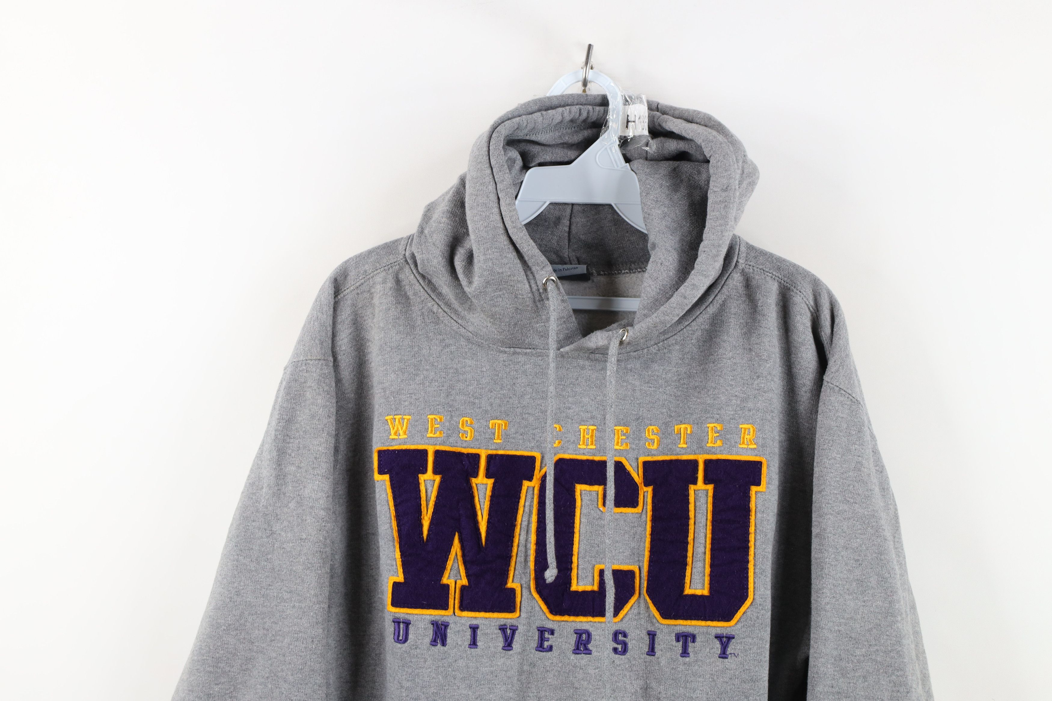 Vintage Vintage 90s Y2K West Chester University Hoodie Sweatshirt Size US S / EU 44-46 / 1 - 2 Thumbnail