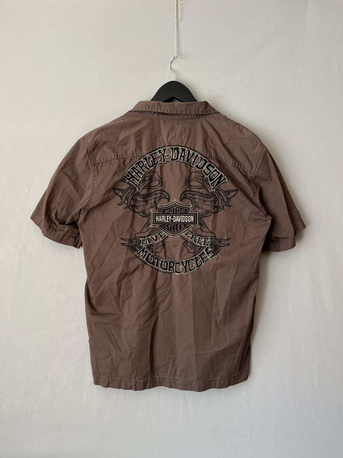 Harley Davidson Harley Davidson Short Sleeve Big Logo Shirt Size US M / EU 48-50 / 2 - 6 Thumbnail