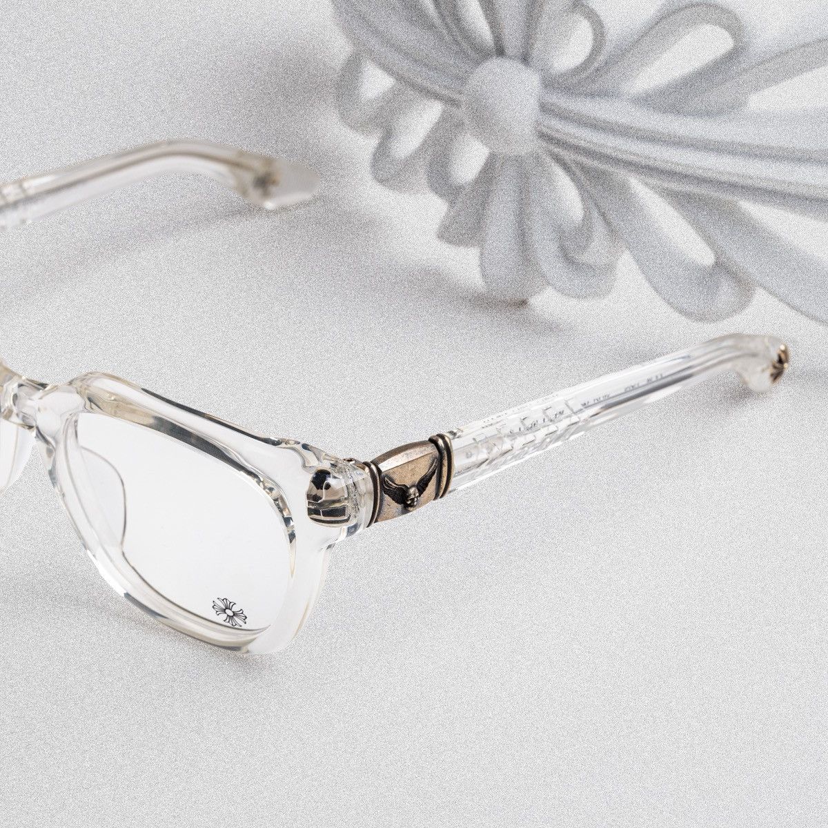 Chrome Hearts CHROME HEARTS WELL HELL YEAH CRYSTAL GLASSES Size ONE SIZE - 3 Thumbnail
