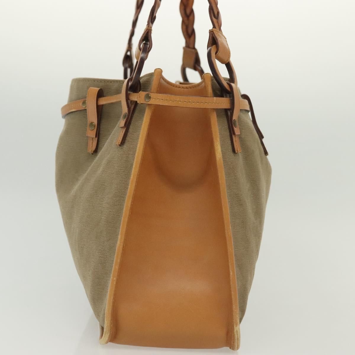 Gucci GUCCI Tote Bag Canvas Beige Size ONE SIZE - 4 Thumbnail