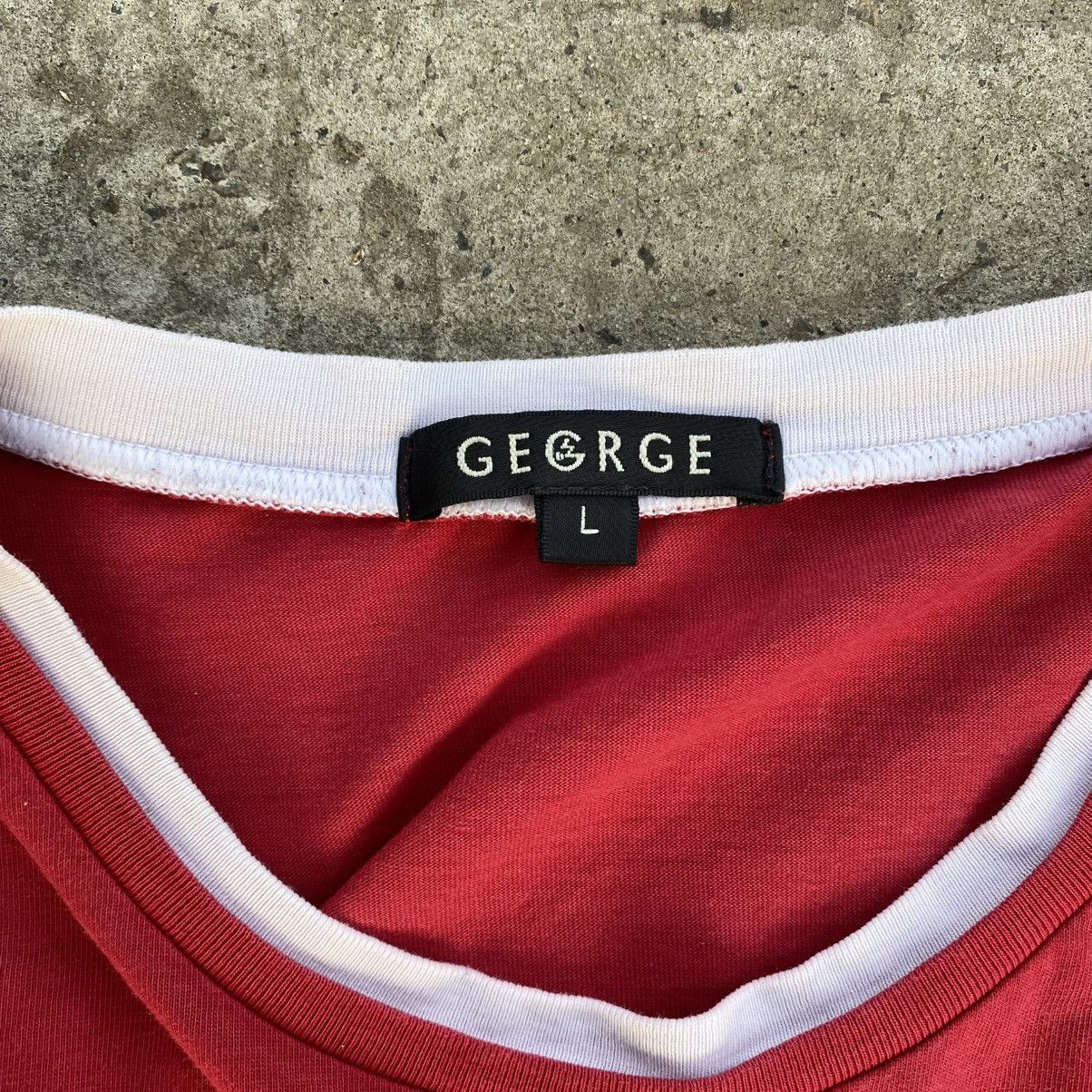 George Vintage Adult Super Lover T-shirts Big Logo Grunge Y2K Size US L / EU 52-54 / 3 - 7 Thumbnail