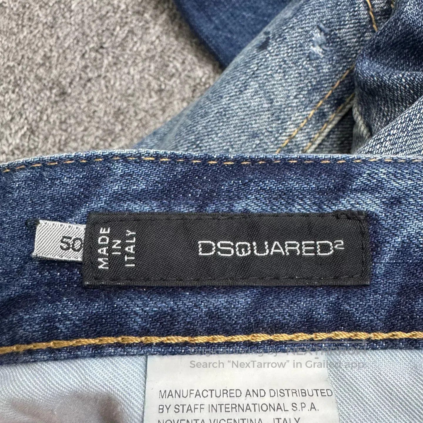 Dsquared2 Dsquared2 Distressed Patch Jeans. Size US 34 / EU 50 - 2 Thumbnail