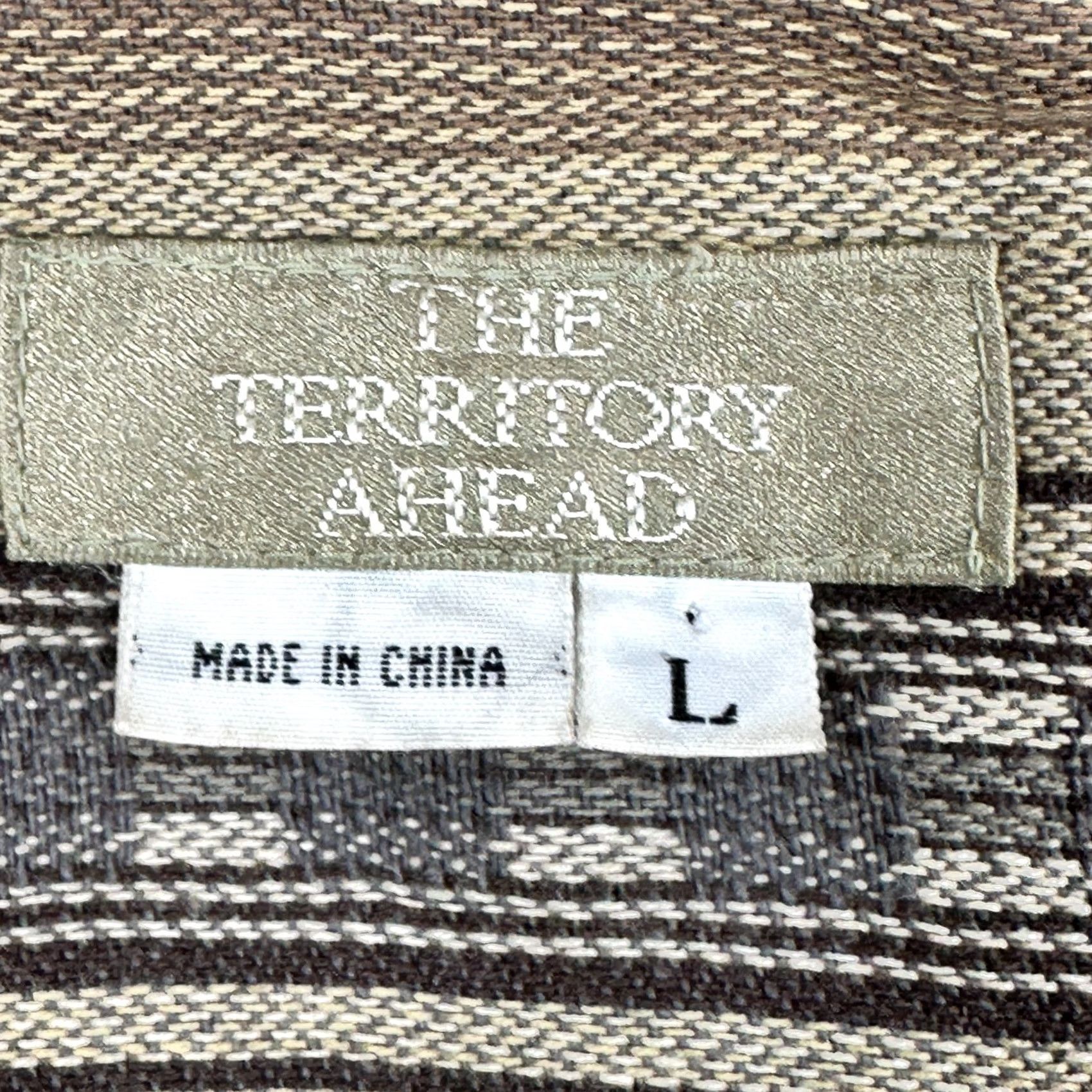 The Territory Ahead VINTAGE Territory Ahead Jacket Mens L Green Chore Aztec Blanket Lined Ranchwear Coat Size US L / EU 52-54 / 3 - 5 Thumbnail