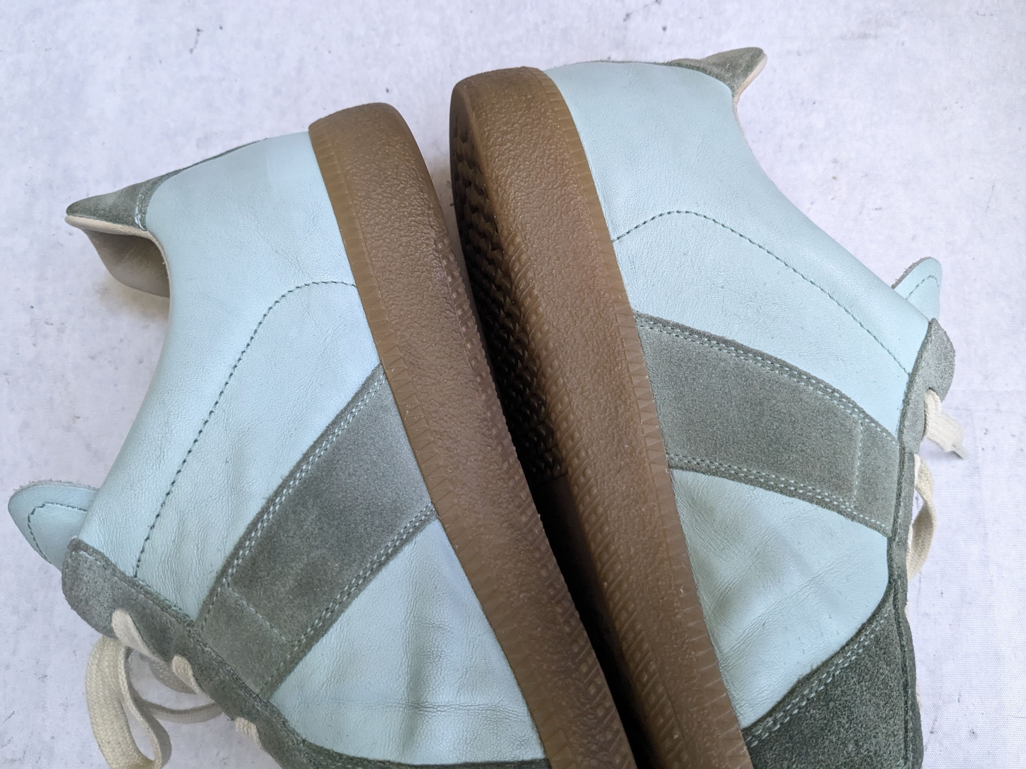 Maison Margiela Maison Margiela Green Replica Sneakers 12 45 Low Tops Size US 12 / EU 45 - 14 Thumbnail
