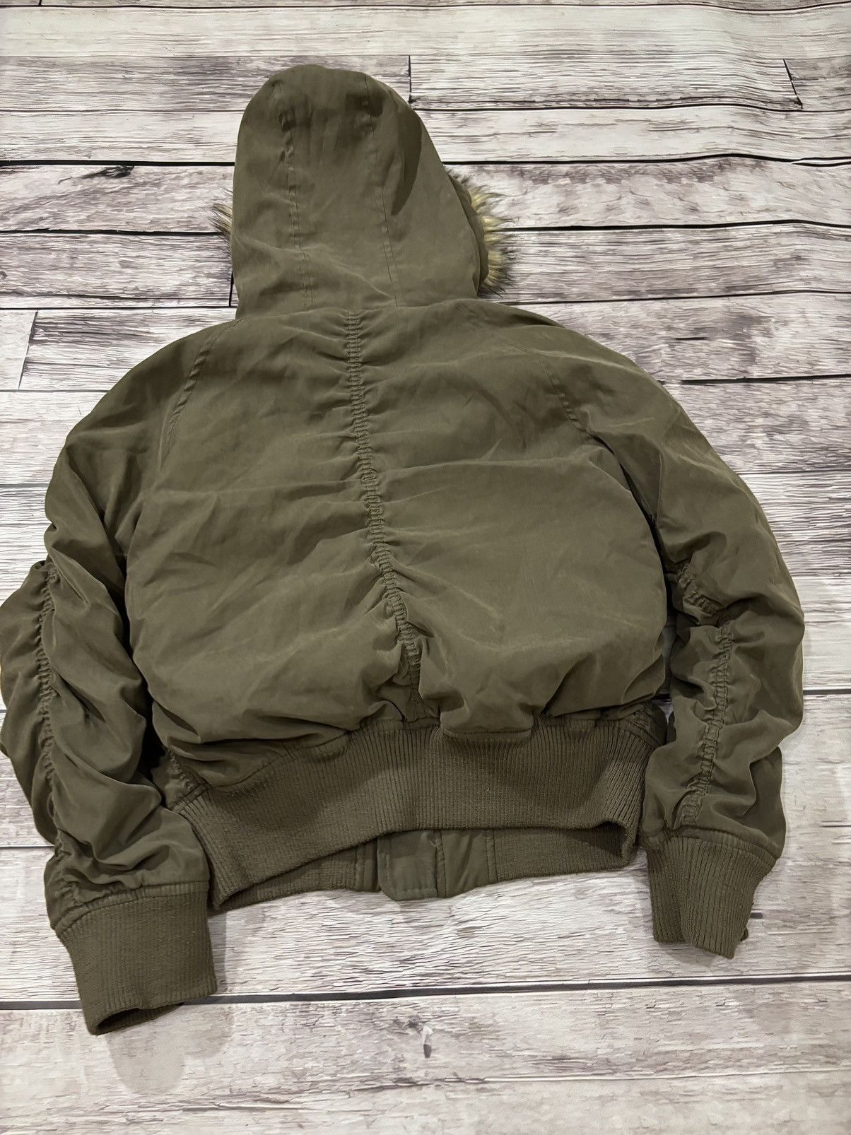 Hysteric Glamour × Japanese Brand VTG Cropped Avant Garde Rick Owens Style Bomber Jacket Fur Size US S / EU 44-46 / 1 - 8 Thumbnail