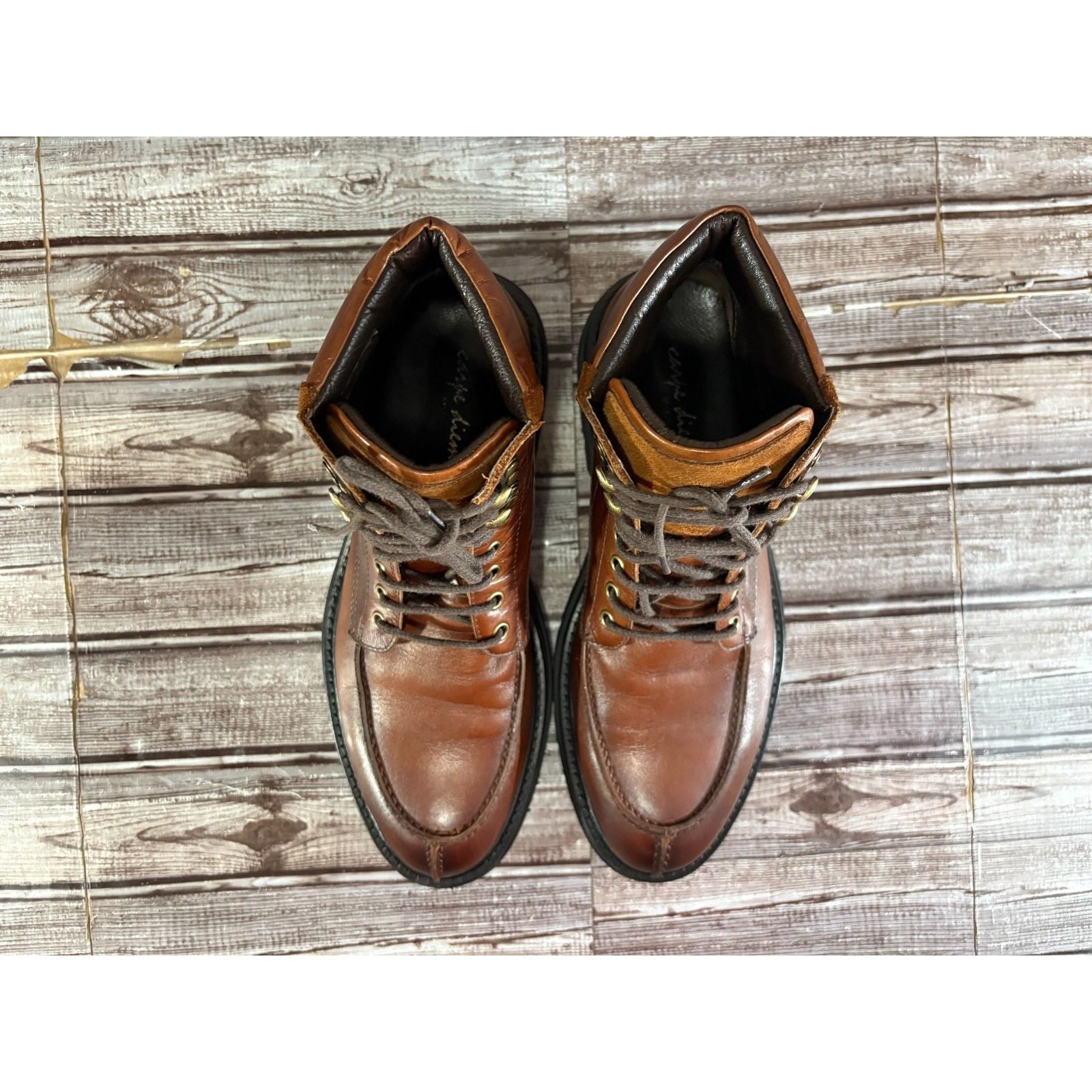 Carpe Diem Carpe Diem ankle lace up trim suede Boots size 42 US 9.5 col Size US 9.5 / EU 42-43 - 2 Thumbnail