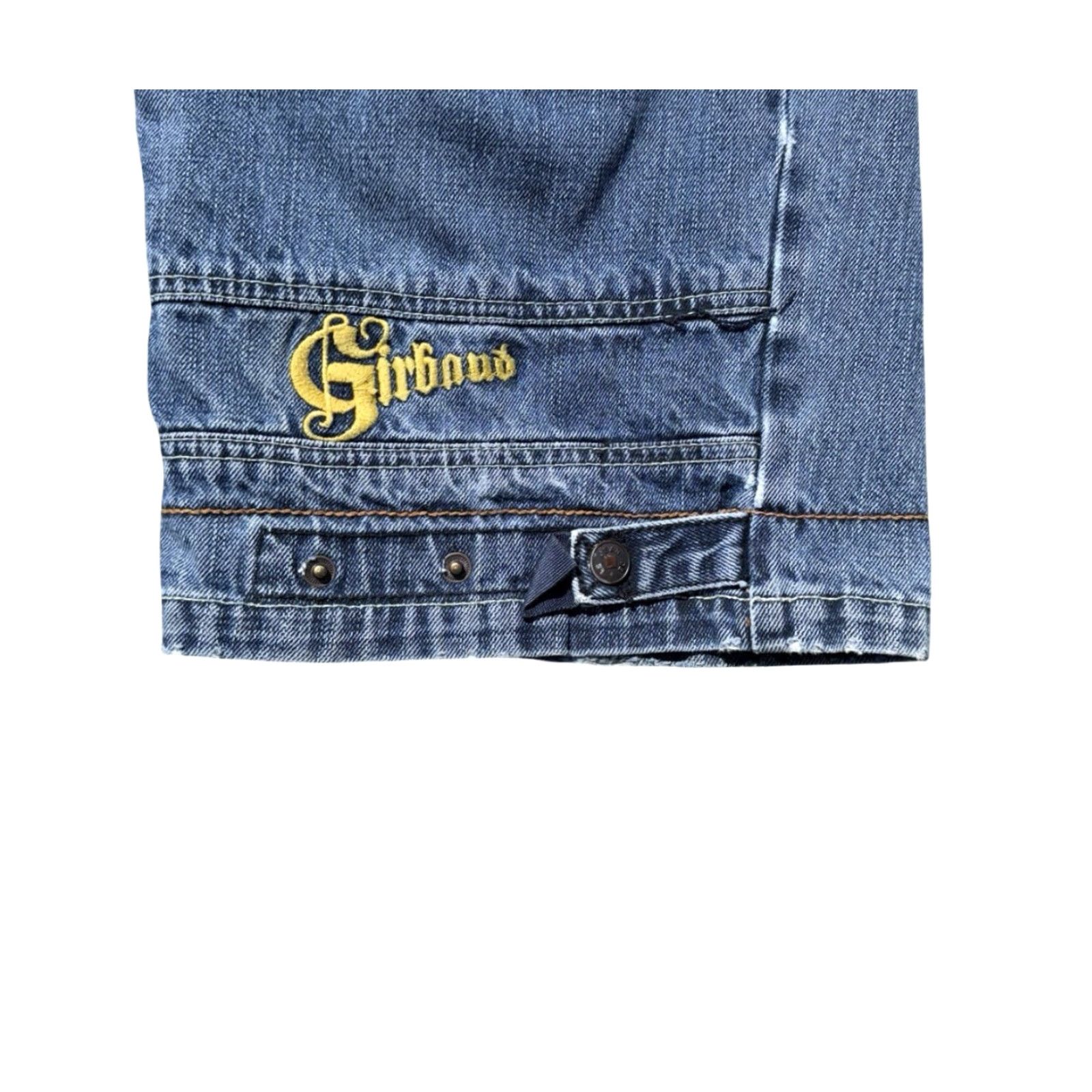 Vintage VINTAGE Marithe Francois Girbaud Jeans Wide-Leg Embroidered Patch Baggy 36 Blue Mens 36 Y2K Size US 36 / EU 52 - 7 Thumbnail