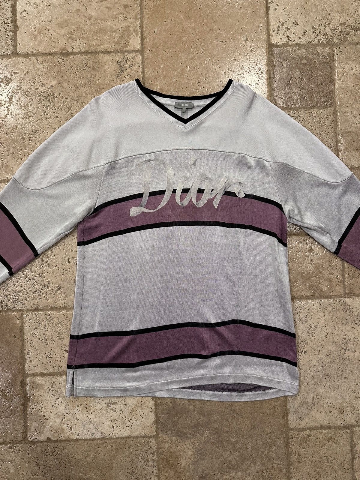 Dior Dior x Kim Jones Embroidered Logo 47 Hockey Jersey 2022 Size US M / EU 48-50 / 2 - 3 Thumbnail