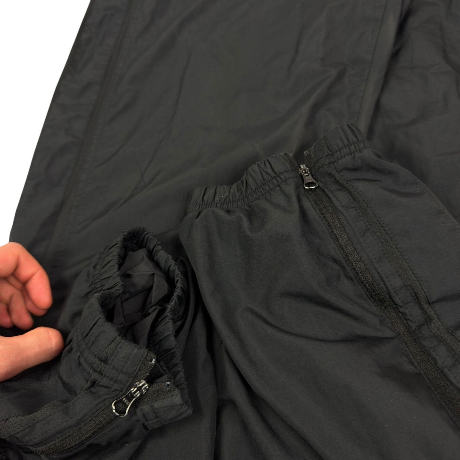 Japanese Brand × Nike Nike The Athletic Dept Men's Black Swoosh Straight Pants M Size US 30 / EU 46 - 3 Thumbnail