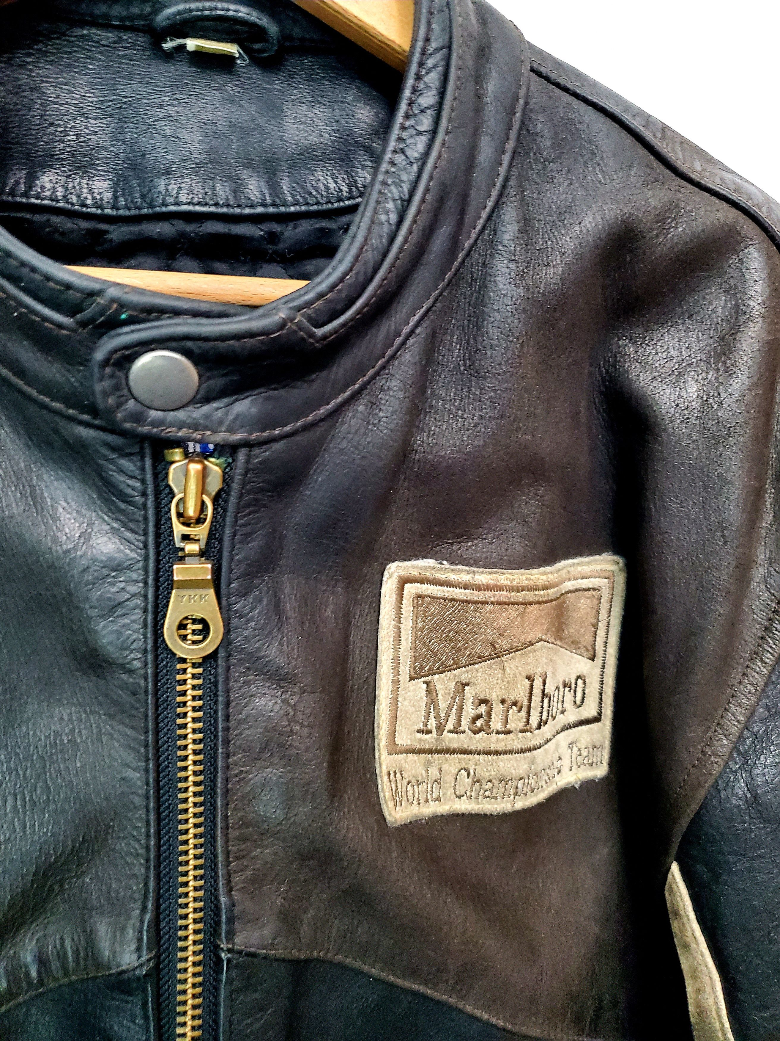 Marlboro × Vintage RARE❗️ Vintage Marlboro Rasing leather jasket size L Size US L / EU 52-54 / 3 - 5 Thumbnail