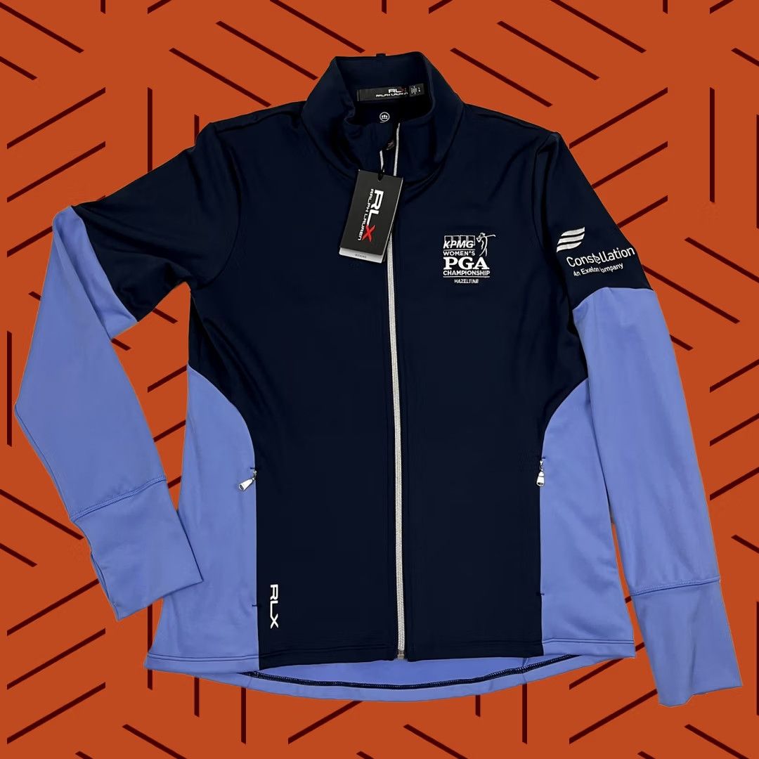 RLX Ralph Lauren VINTAGE RLX Ralph Lauren Jacket Womens L KPMG Championship Hazeltine Golf Full Zip NEW Size L / US 10 / IT 46 - 1 Thumbnail