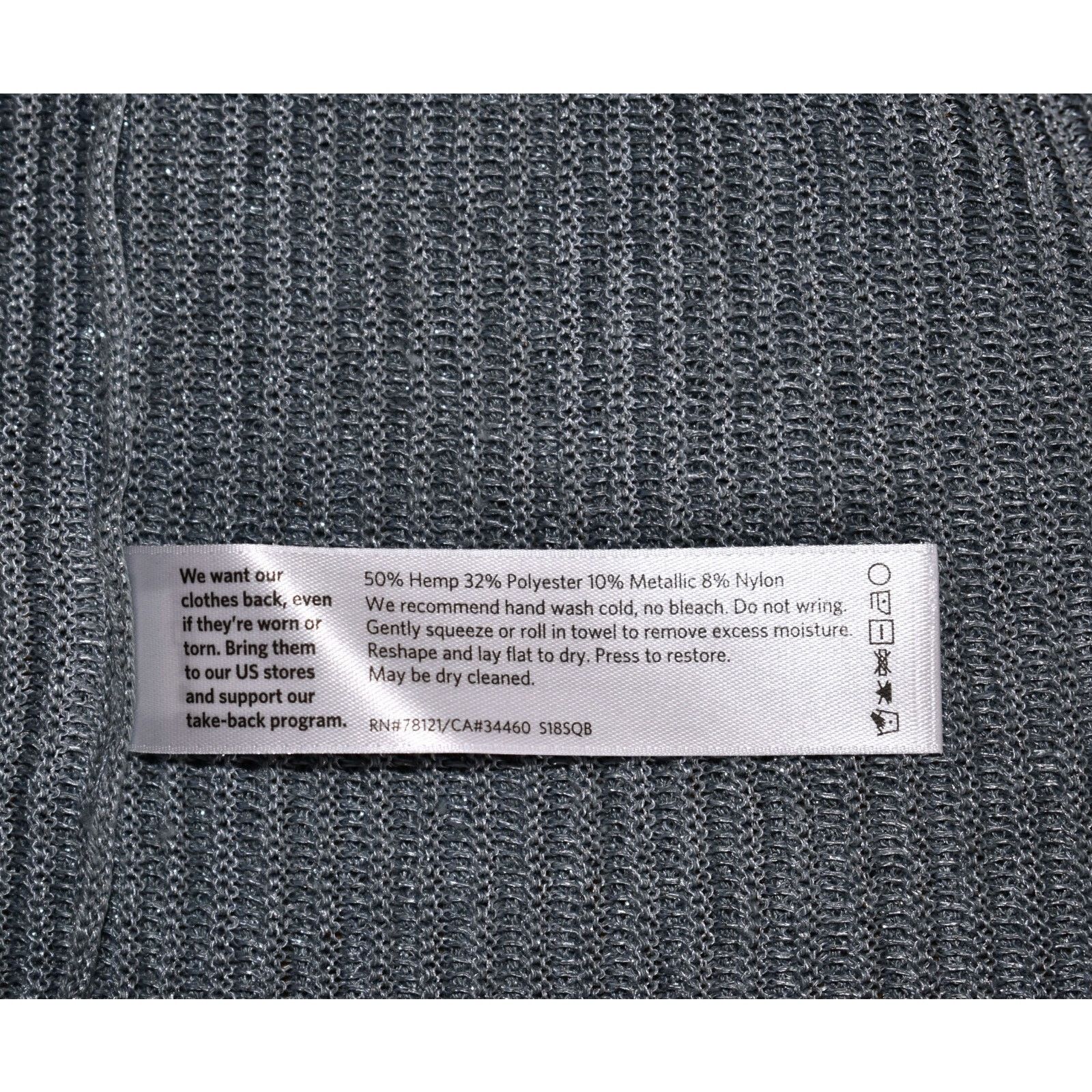 Eileen Fisher EILEEN FISHER Hemp Ribbed Knit Crewneck Petite Top Size PM Size M / US 6-8 / IT 42-44 - 7 Thumbnail