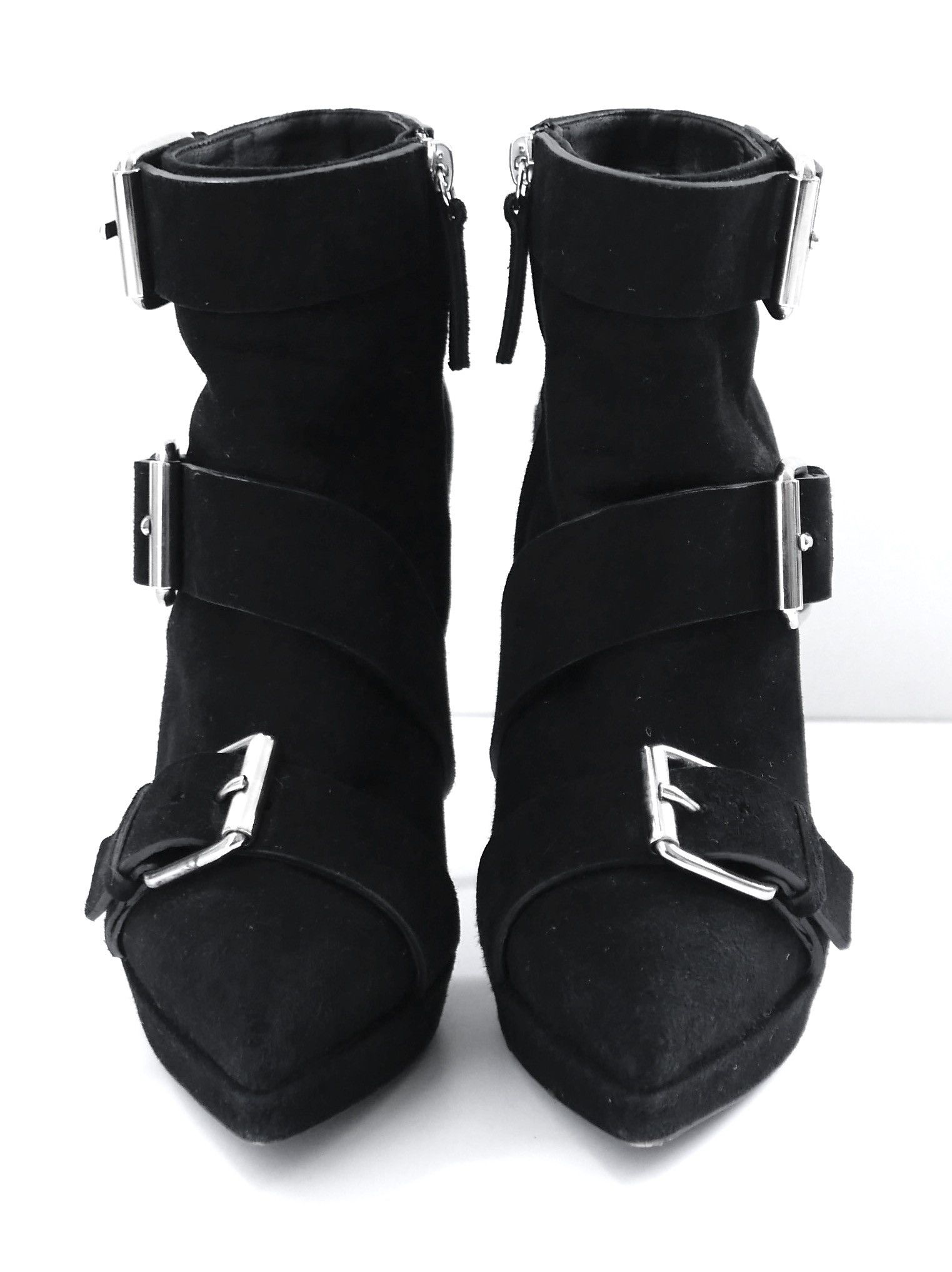 Giuseppe Zanotti Giuseppe Zanotti Emy Buckle Detail Platform Ankle Boots Size US 6.5 / IT 36.5 - 2 Thumbnail