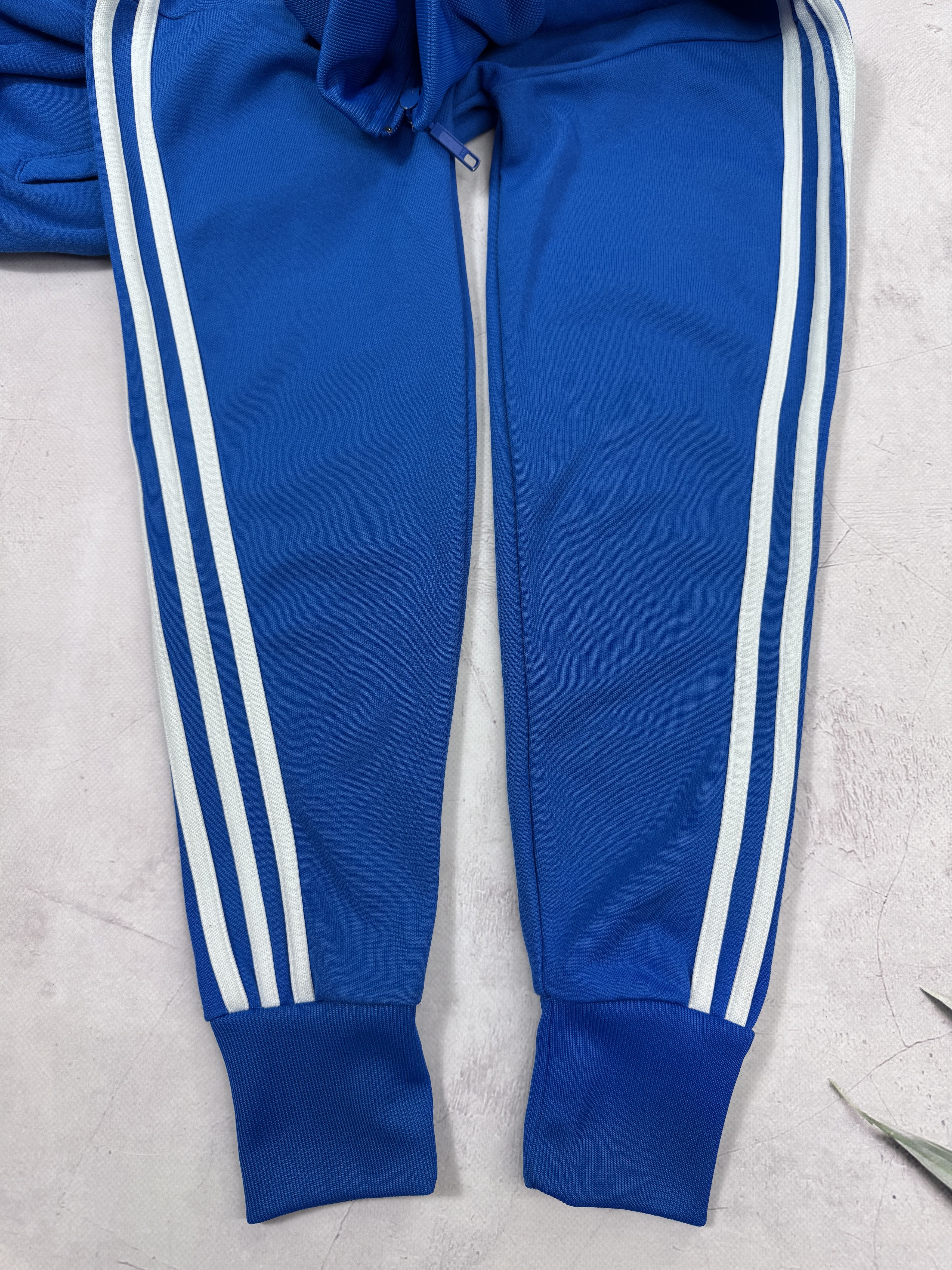 Adidas Y2K Adidas Track Jacket Blue & White Stripes Size US S / EU 44-46 / 1 - 14 Thumbnail