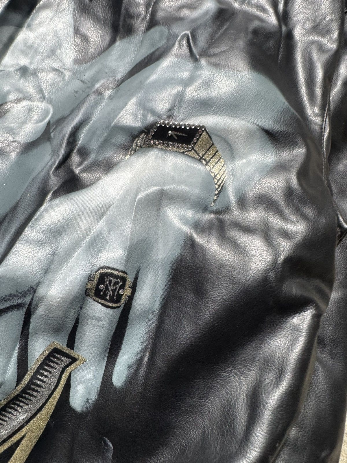 Avirex Vintage Scarface Leather Jacket Size US XXL / EU 58 / 5 - 5 Thumbnail