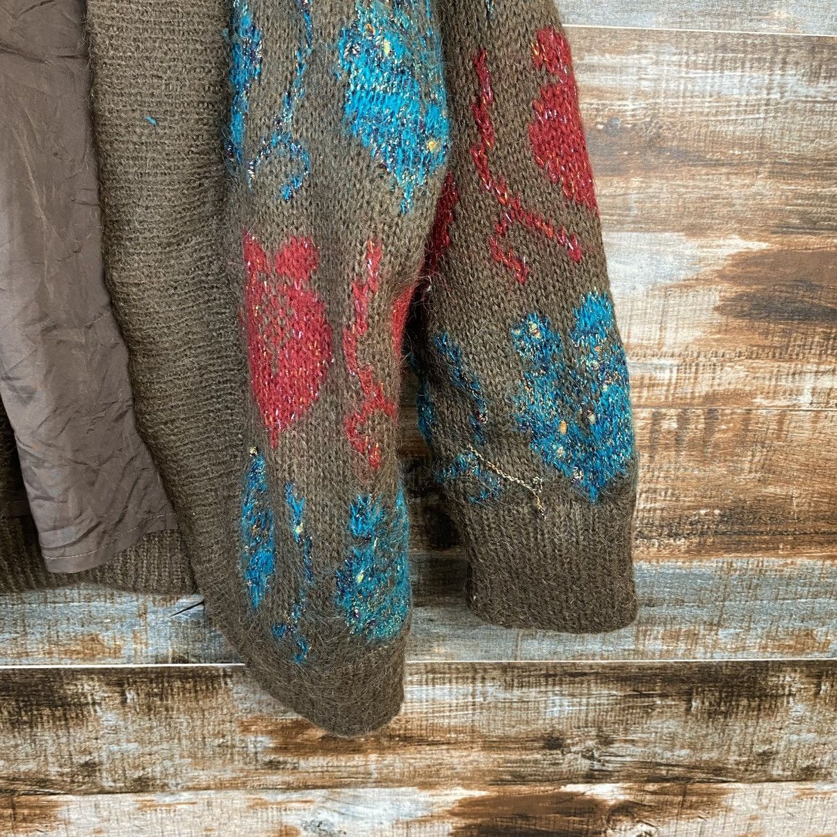 Other DL Anjoue Roze Brown Cardigan Knitwear #C1150 Size XL / US 12-14 / IT 48-50 - 8 Thumbnail
