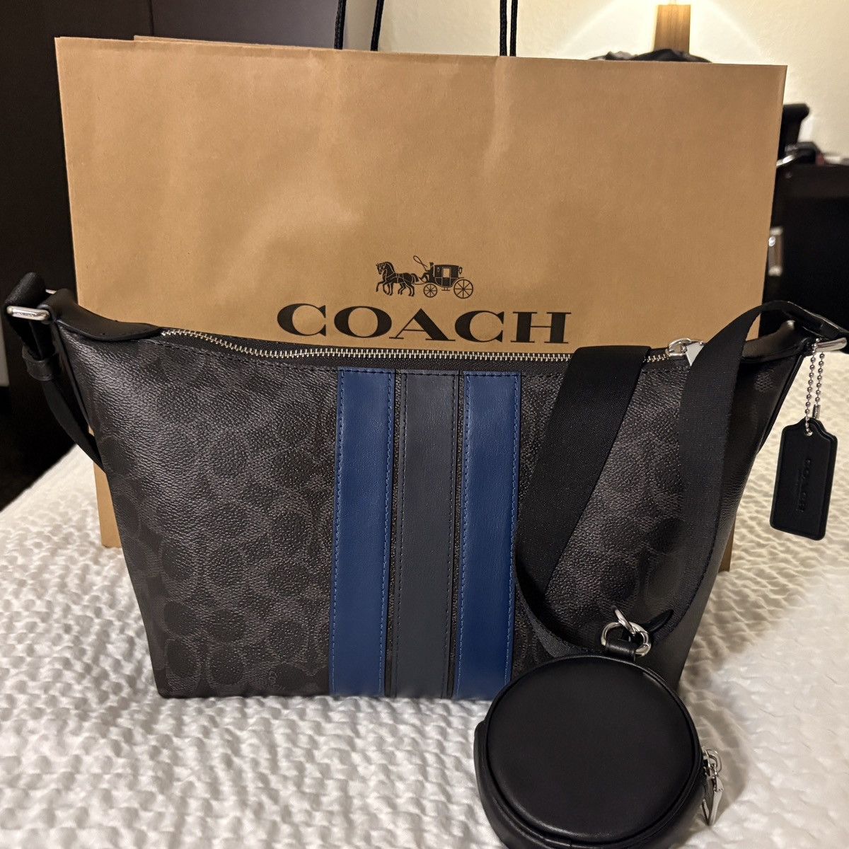 Other Coach Crossbody Bag/ Black Stripe Size ONE SIZE - 1 Thumbnail