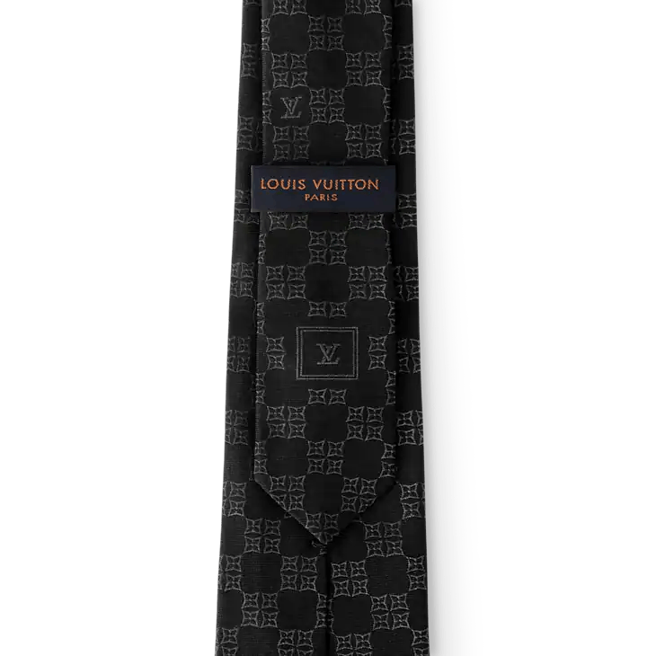 Louis Vuitton Flower Checks Tie Size ONE SIZE - 3 Thumbnail