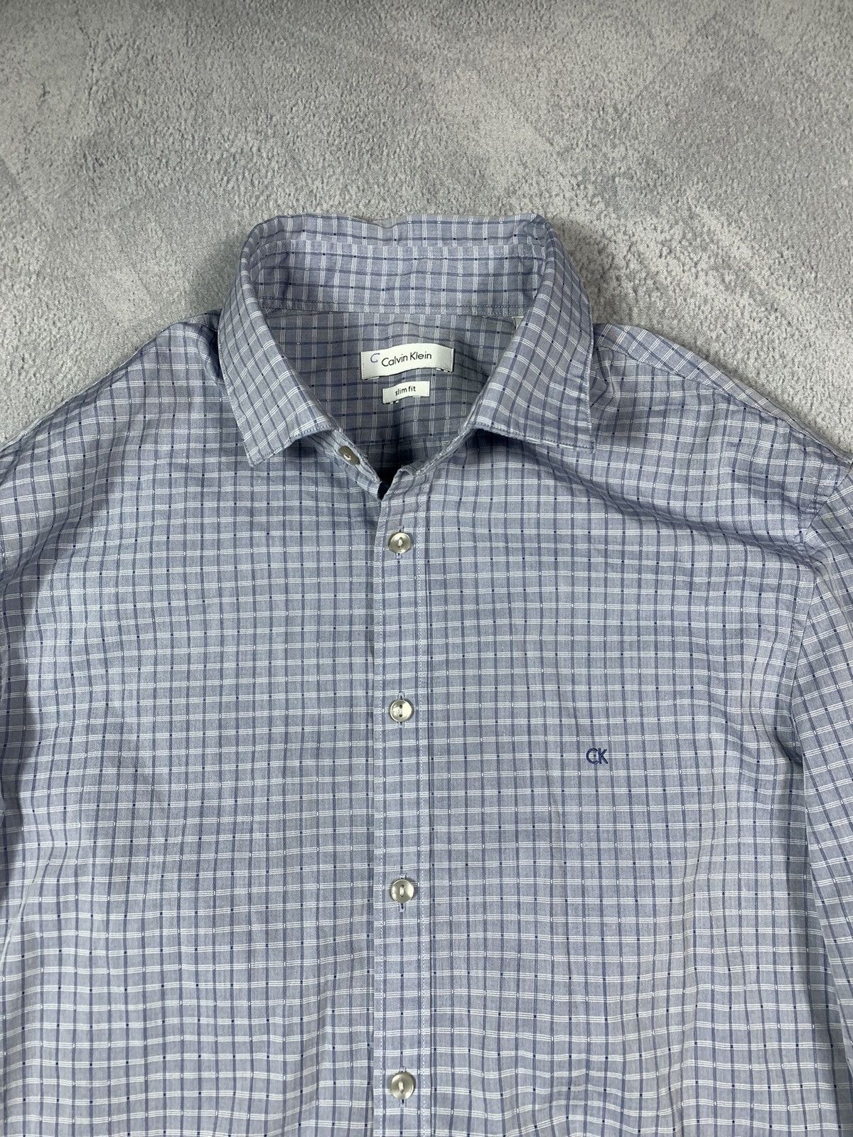 Calvin Klein × Vintage Vintage Y2K Calvin Klein button ups check shirt size L Size US L / EU 52-54 / 3 - 2 Thumbnail