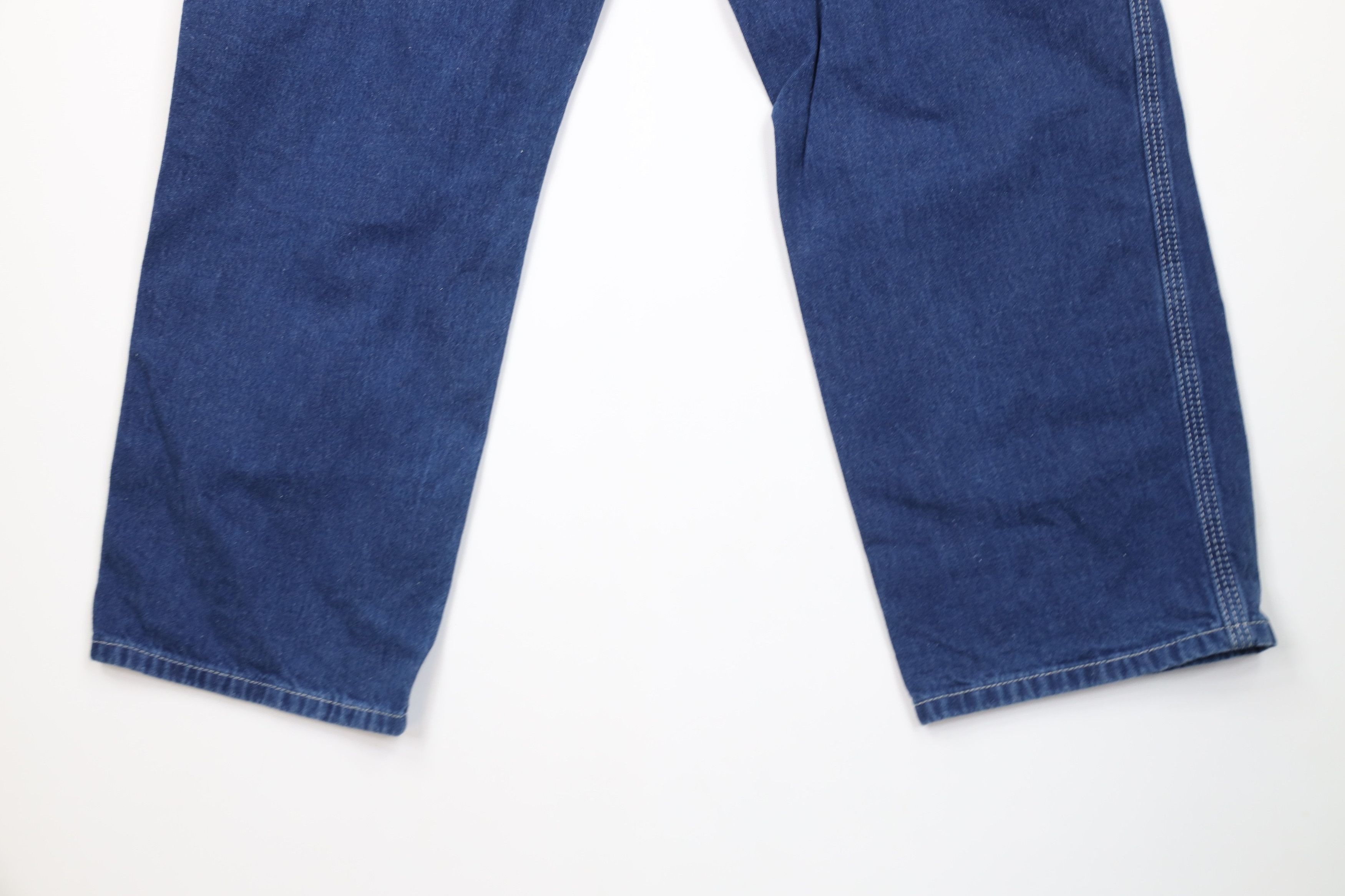 Carhartt Vintage Y2K Carhartt Wide Leg Dungaree Denim Jeans Blue Size US 34 / EU 50 - 12 Thumbnail
