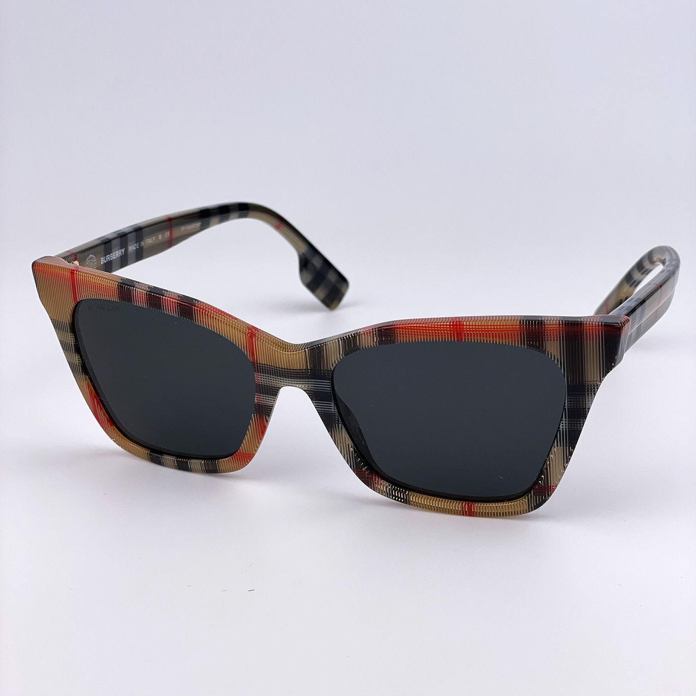 Burberry NEW Burberry BE4346 ELSA 394487 Brown Grey Women Sunglasses Size ONE SIZE - 5 Thumbnail