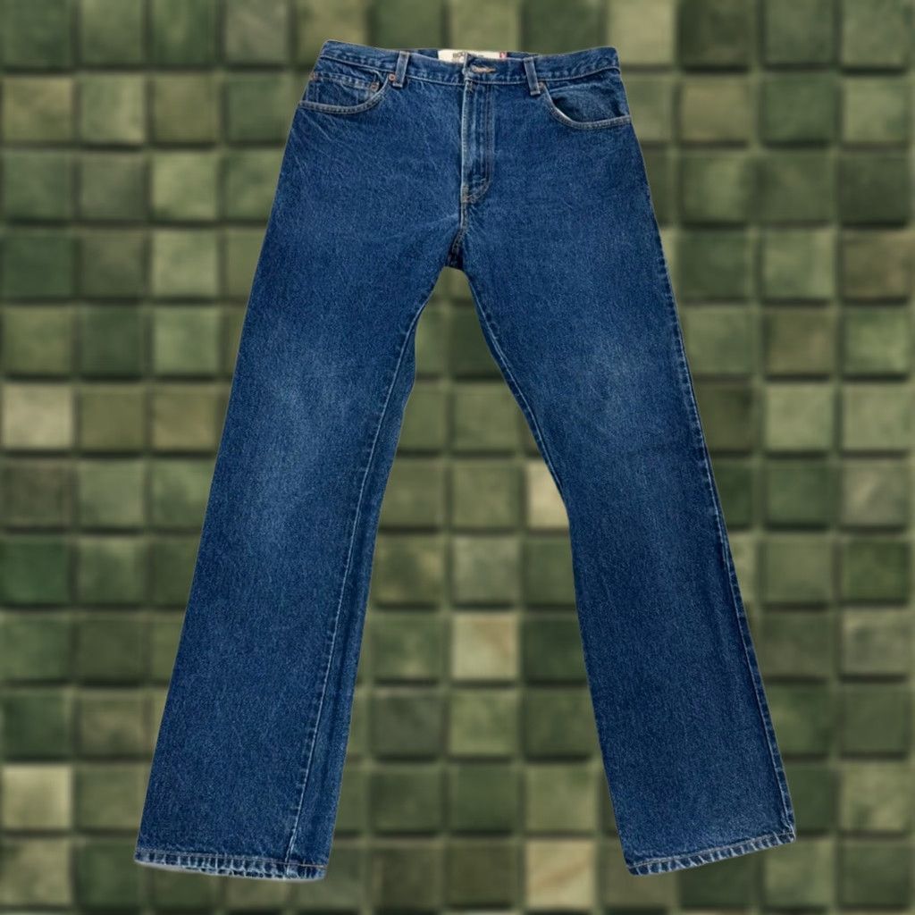 Levi's VINTAGE Levi’s 517 Bootcut Jeans Men’s 34x34 Dark Wash Denim Jeans Regular Blue 80s USA Mens Size US 34 / EU 50 - 1 Thumbnail