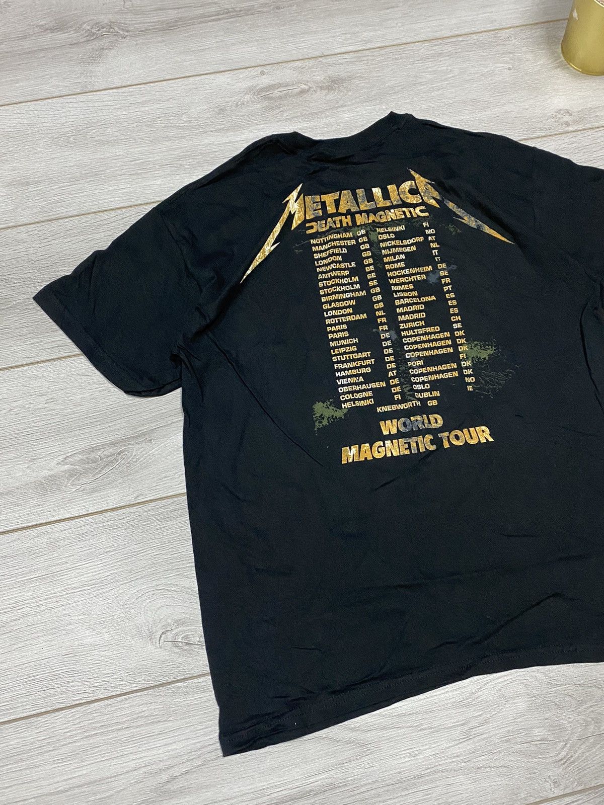 Metallica Metallica death magnet tour vintage graphic big print tee Size US L / EU 52-54 / 3 - 3 Thumbnail
